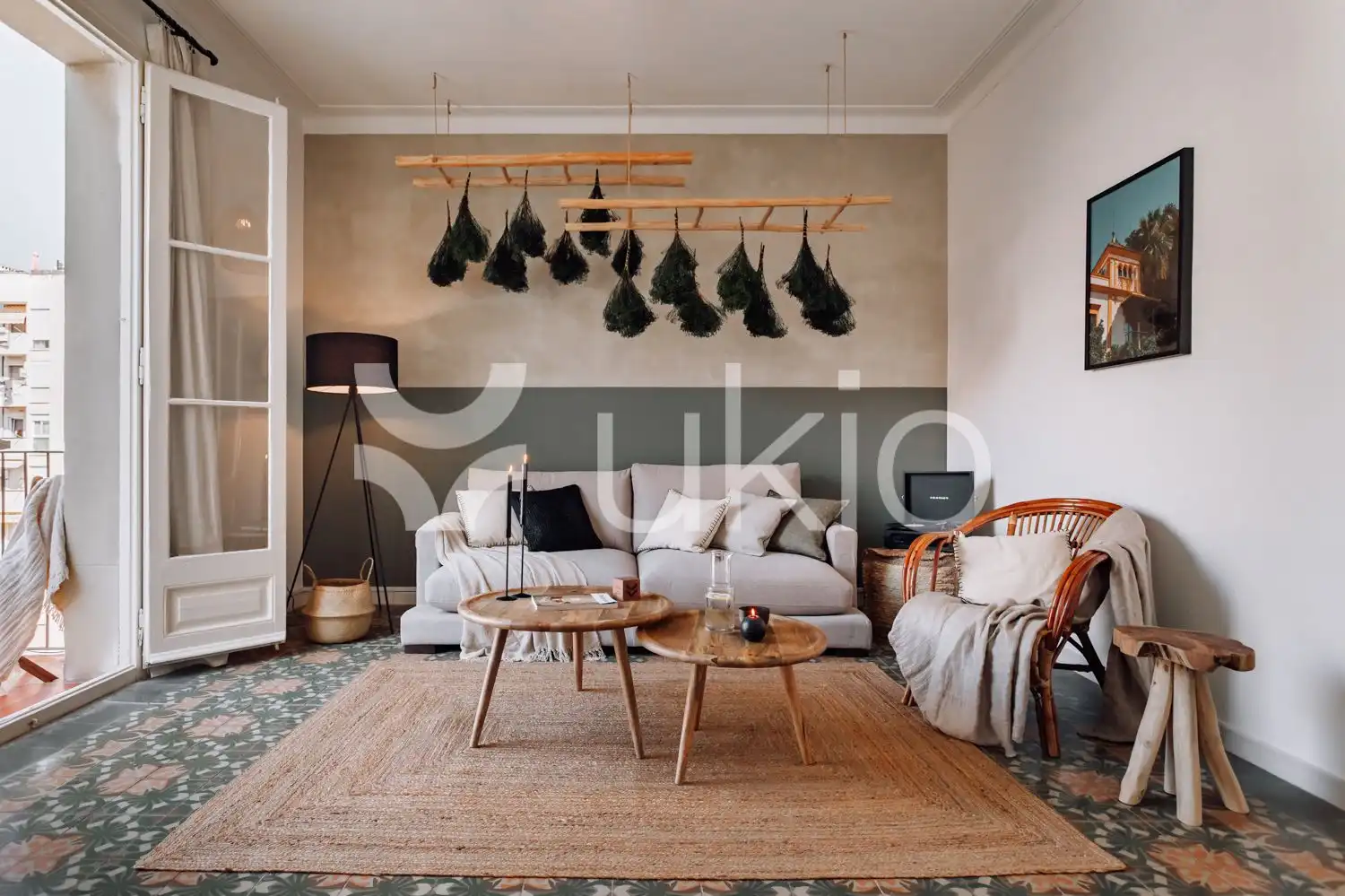 Apartamento con terraza en alquiler en Carrer d'Aragó