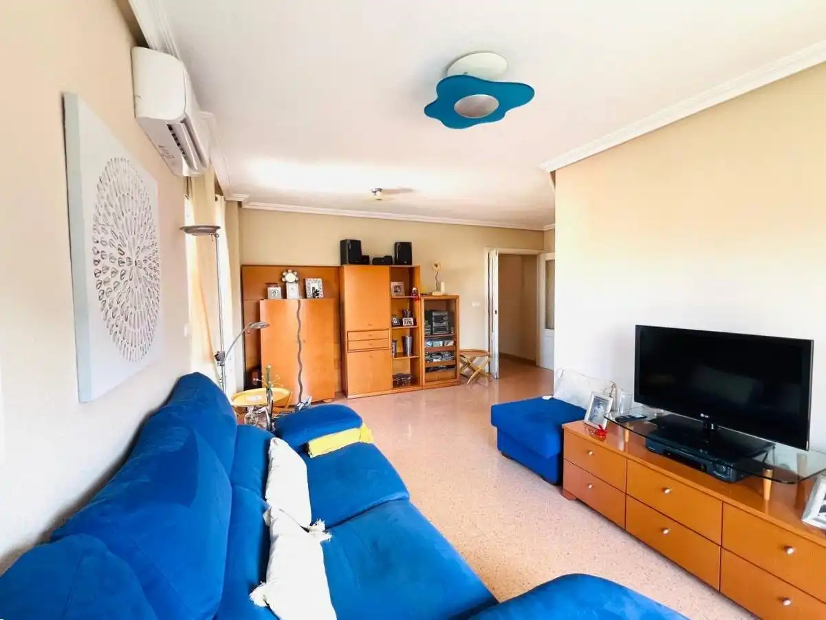 Living room of Flat for sale in Alicante / Alacant  with Air Conditioner, Heating and Terrace