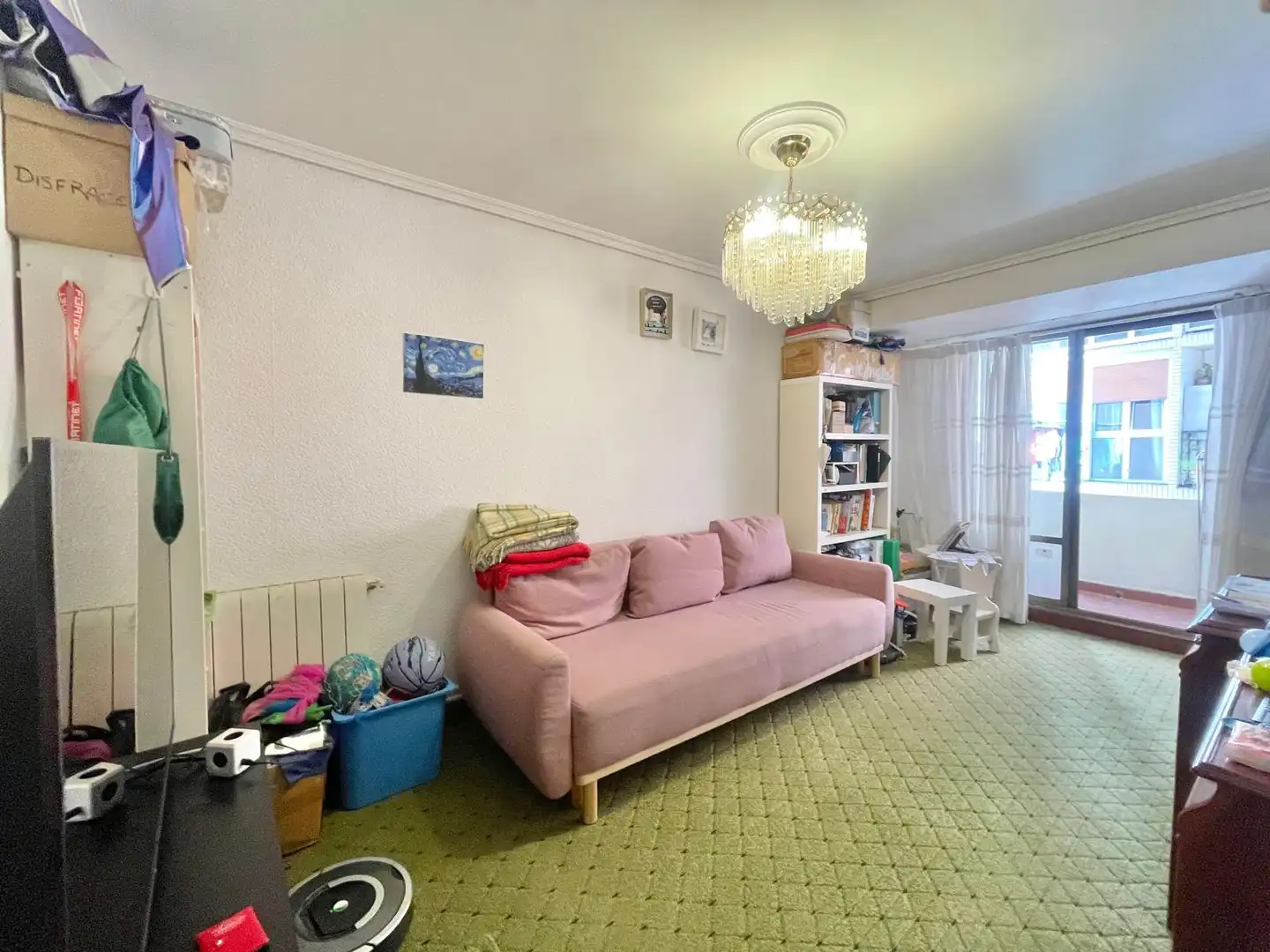 Living room of Flat for sale in Bilbao   with Heating, Furnished and Oven
