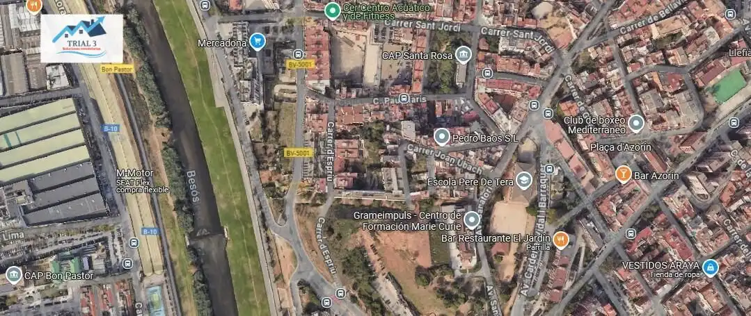 Vista exterior de Piso en venta en Santa Coloma de Gramenet con Terraza