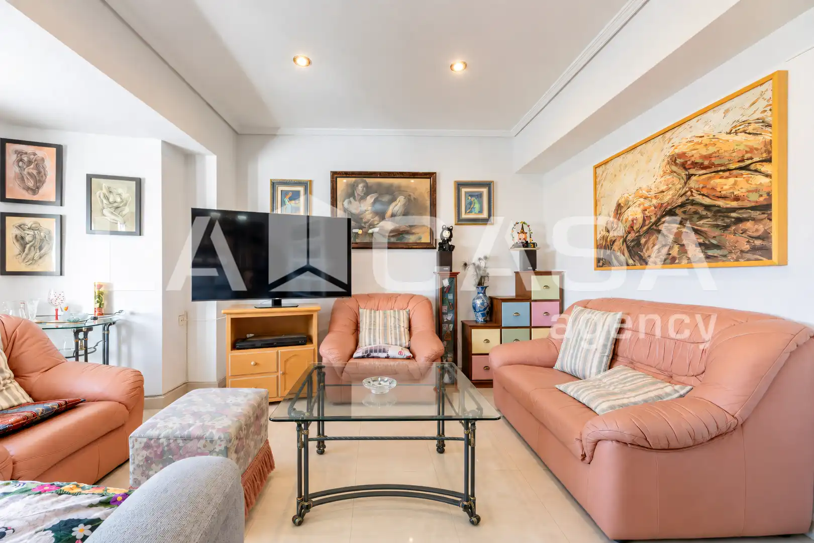 Living room of Flat for sale in Valencia  with Balcony