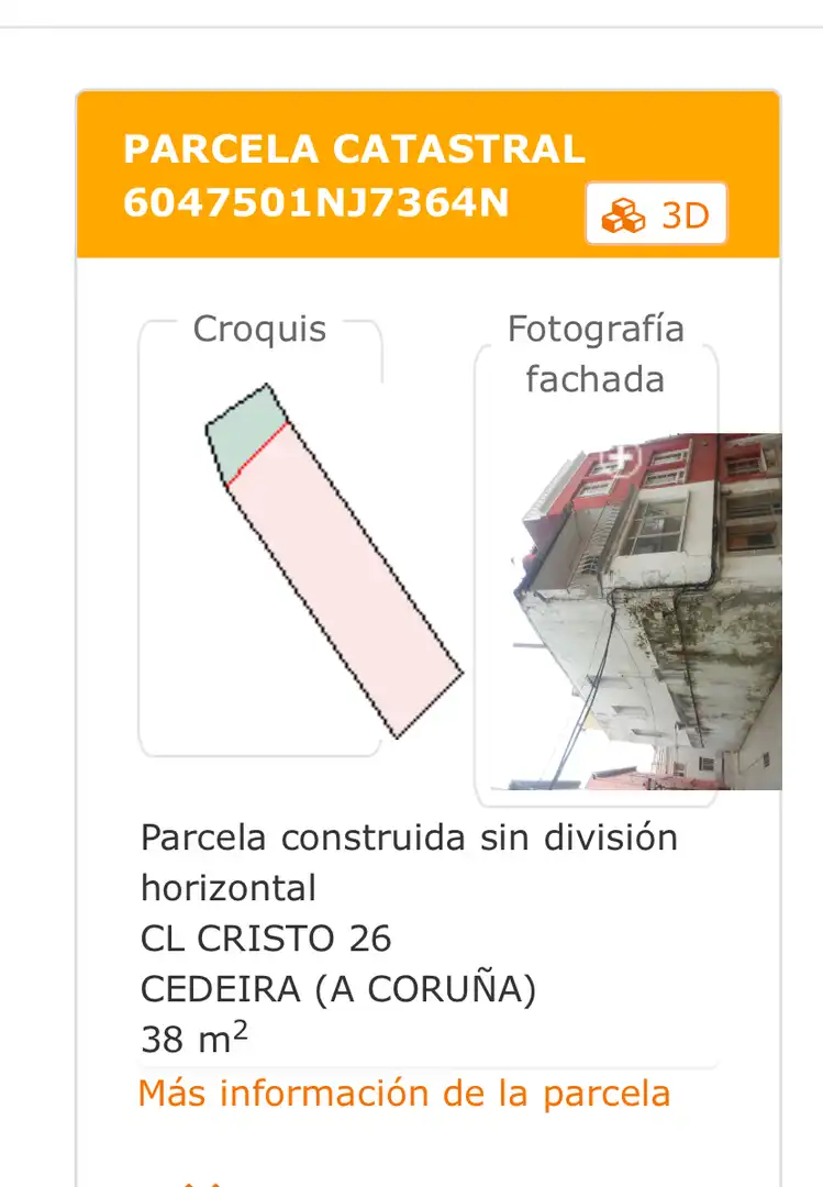 Vista exterior de Casa adosada en venta en Cedeira con Terraza