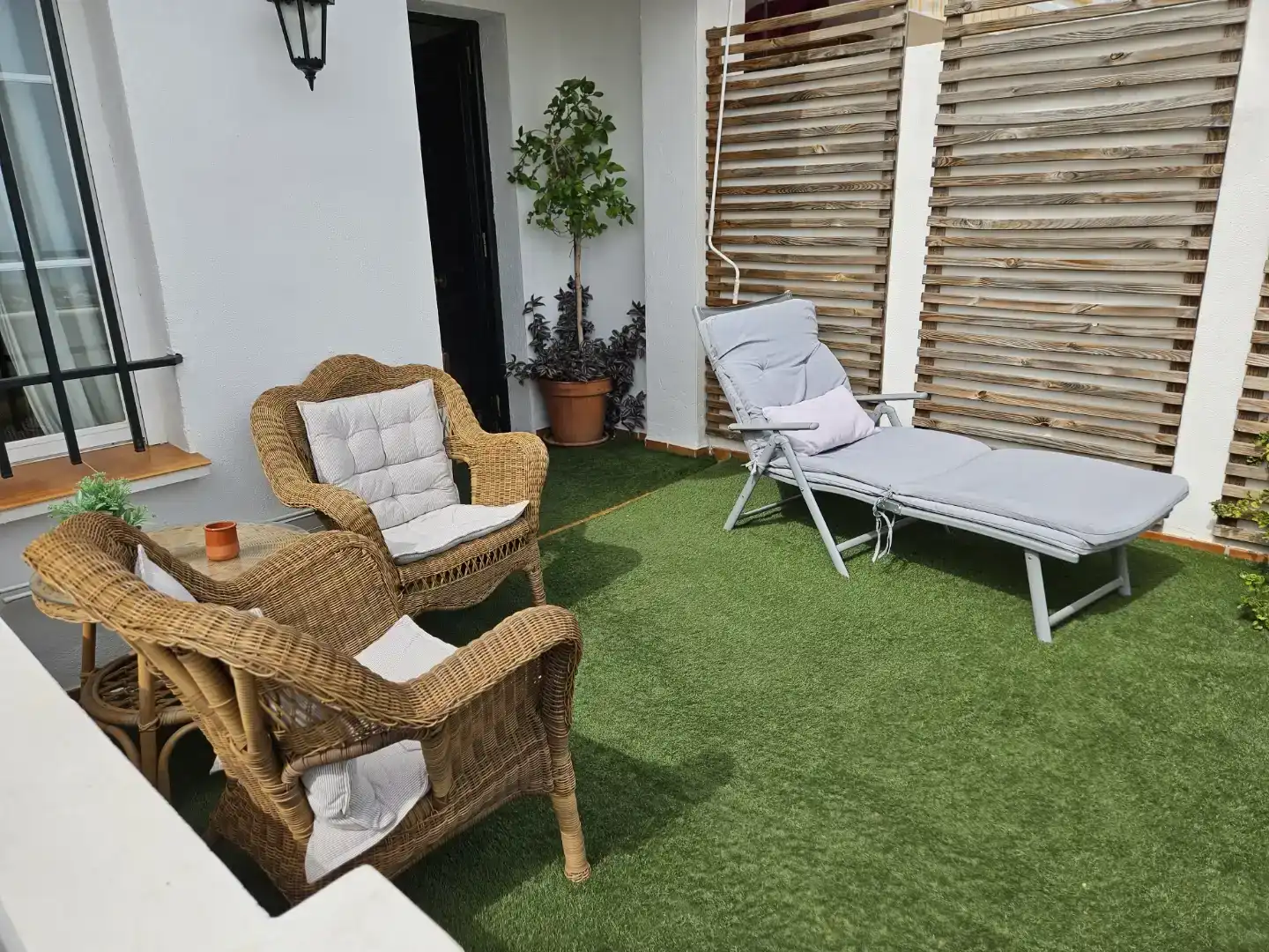 Terrassa de Casa adosada en venda en Benalmádena amb Aire condicionat, Piscina i Balcó
