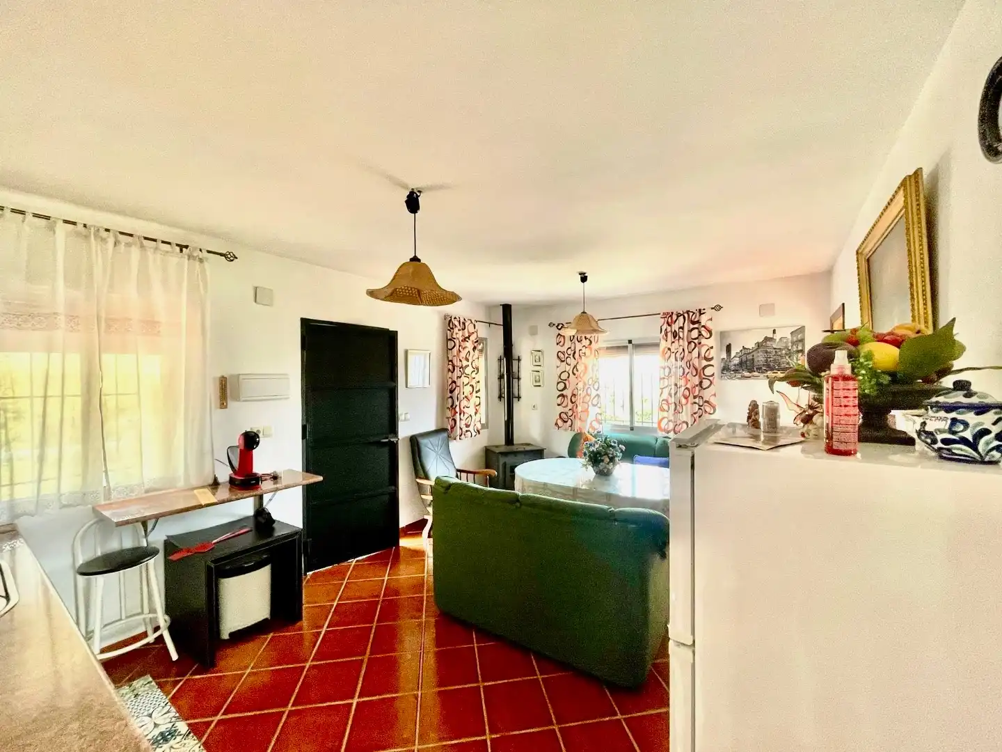 Sala d'estar de Finca rústica en venda en Huelma, Jaén