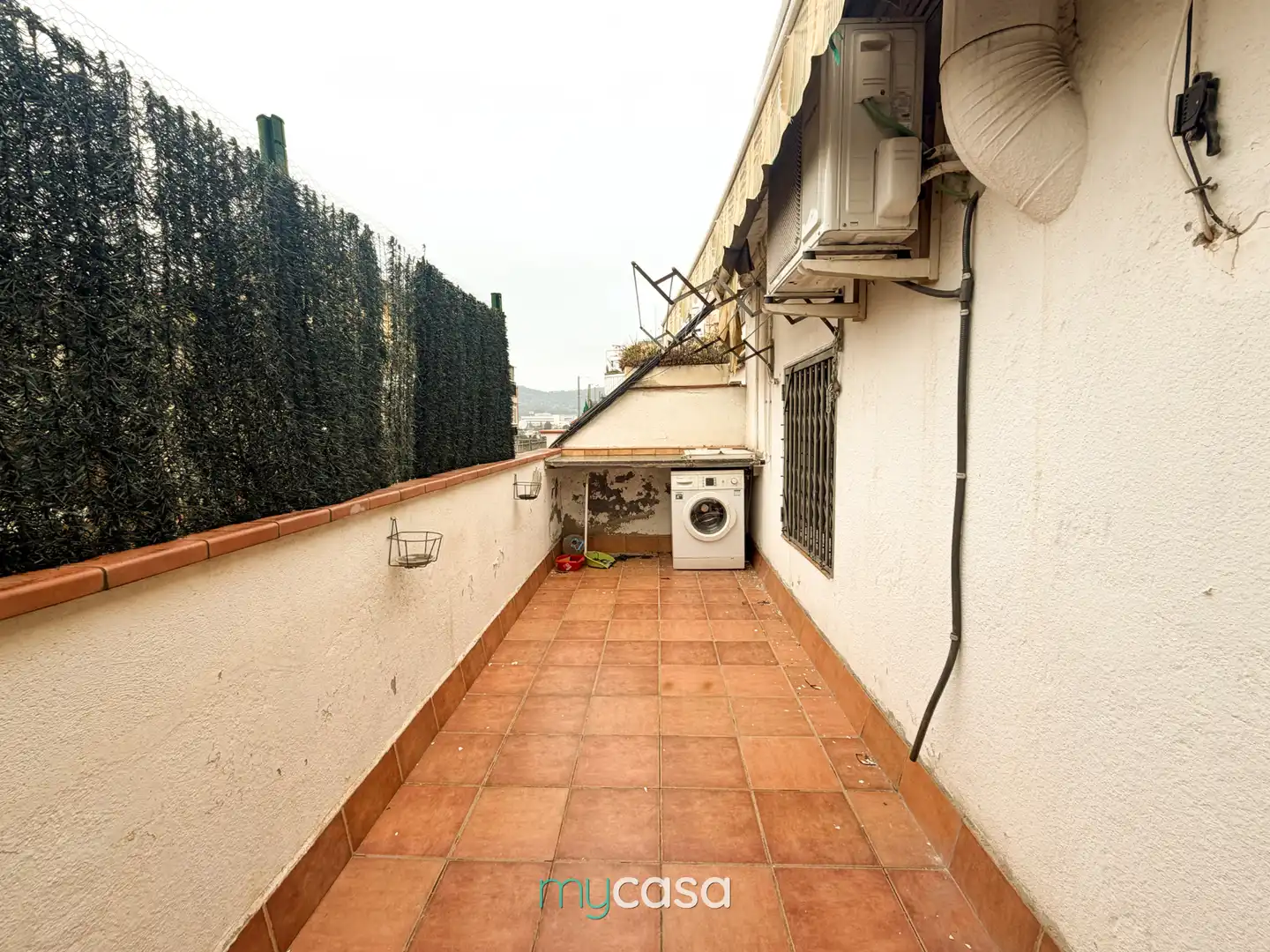 Terrasse von Dachboden zum Verkauf in Badalona mit Klimaanlage, Heizung und Terrasse