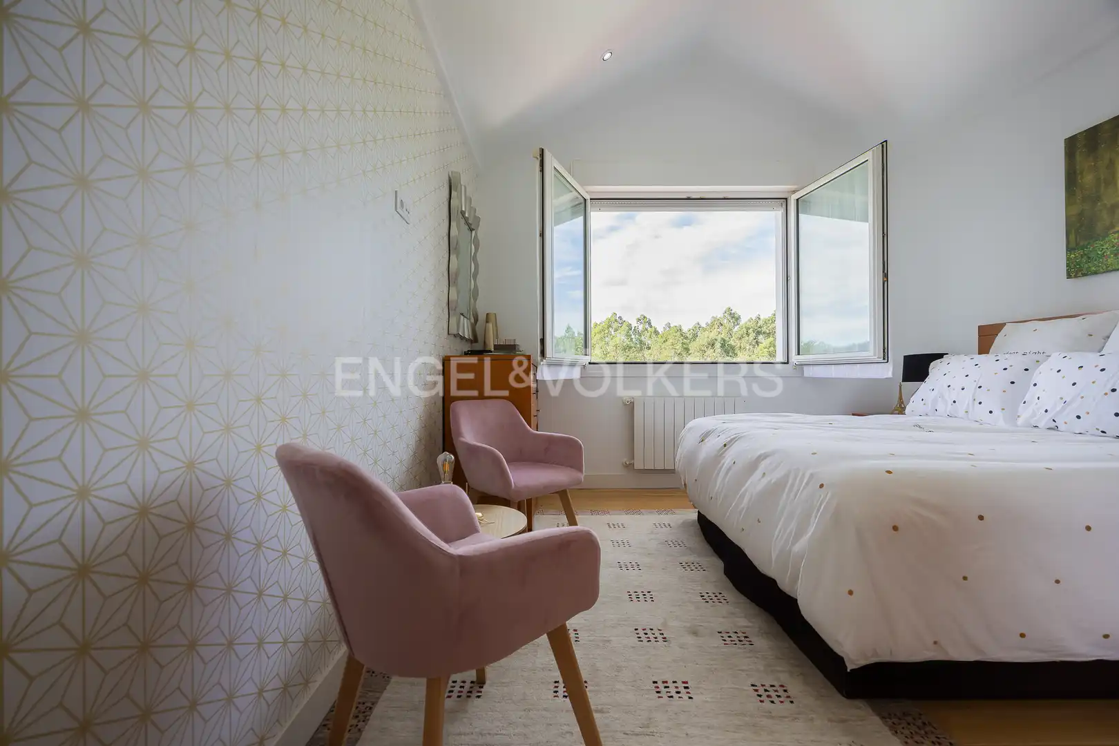 Habitación de Casa adosada en venta en Larrabetzu con Aire acondicionado, Calefacción y Jardín privado
