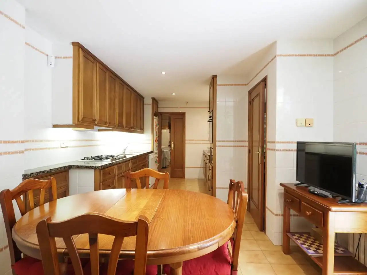 Küche von Wohnung zum Verkauf in Granollers mit Heizung, Parkett und Terrasse