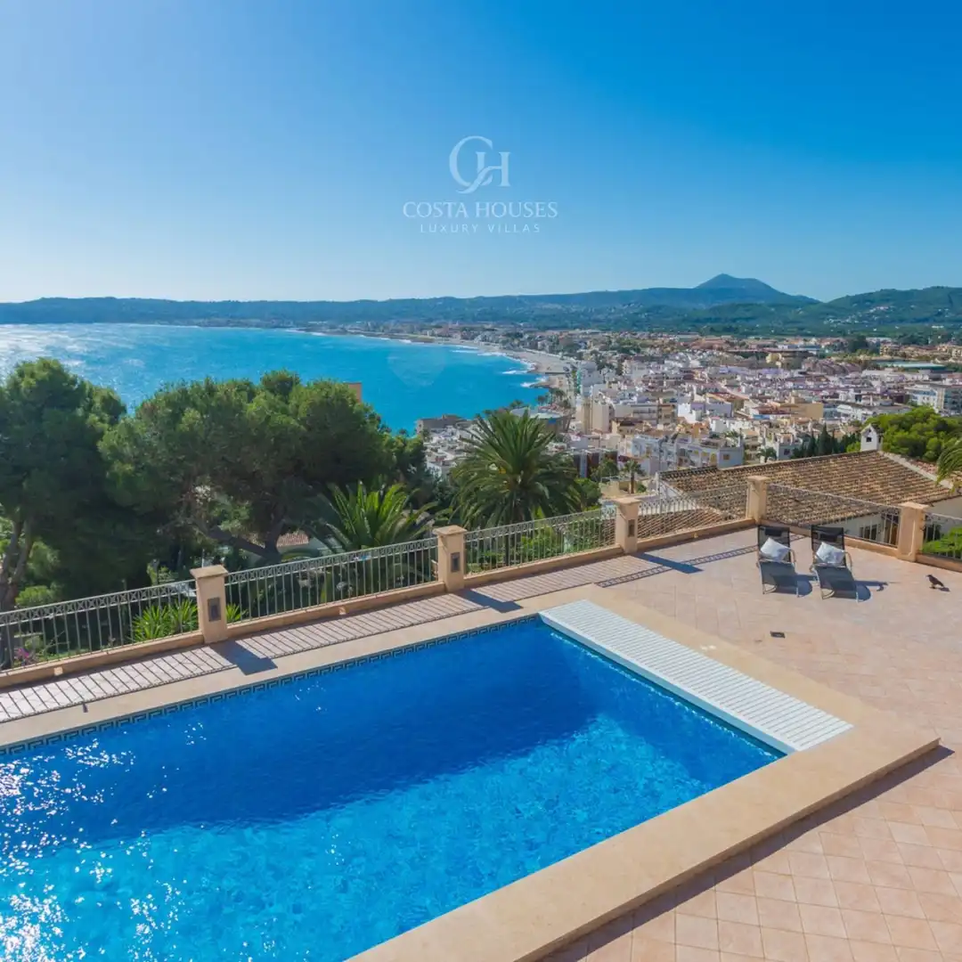 Exterior view of Houses for sale in Jávea / Xàbia  with Air Conditioner, Private garden and Terrace