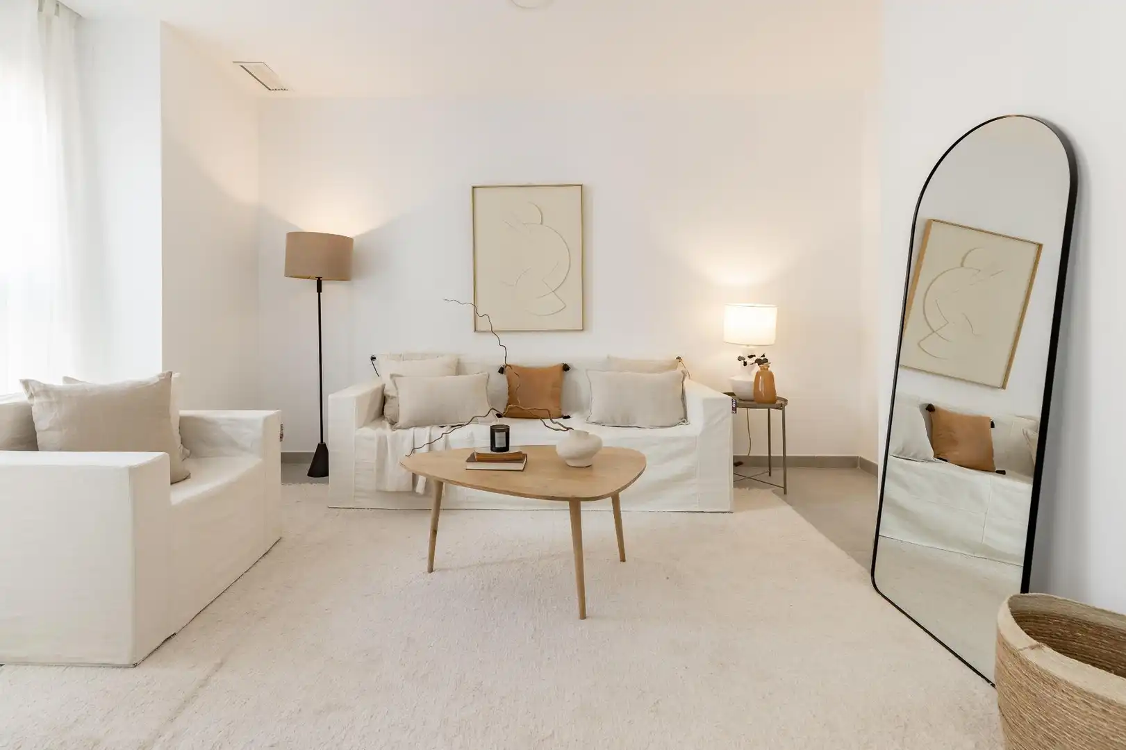 Sala de estar de Ático en venta en Manises con Aire acondicionado, Terraza y Piscina comunitaria