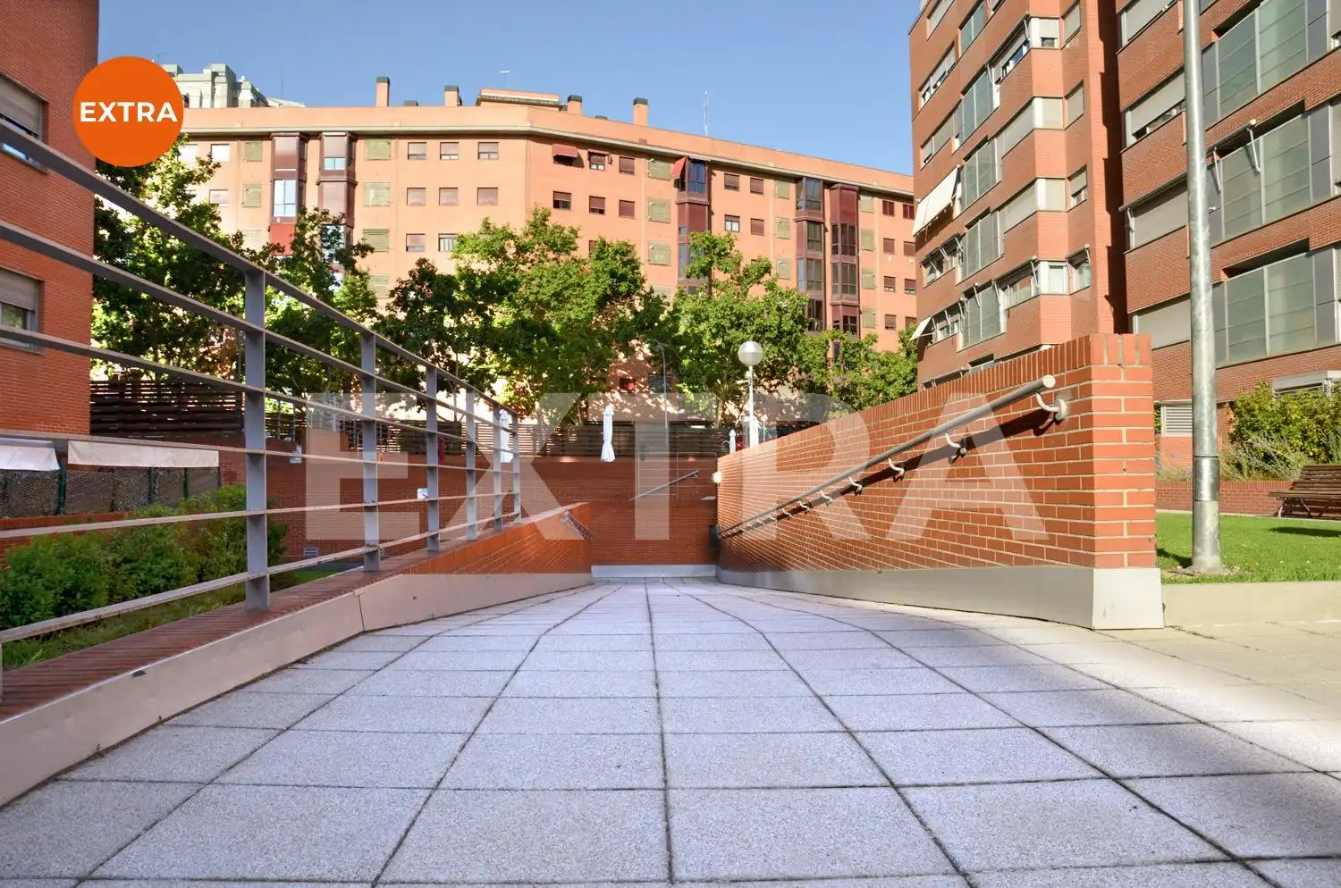 Exterior view of Flat for sale in Madrid  with Air Conditioner, Heating and Private garden
