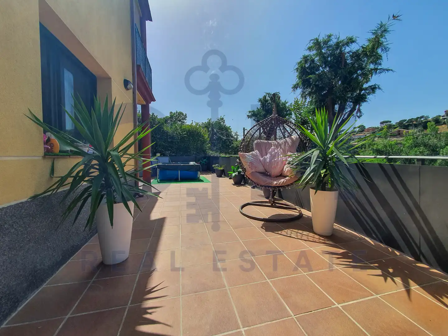 Terraza de Casa o chalet en venta en Vallgorguina con Aire acondicionado, Calefacción y Jardín privado