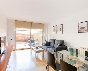 Sala d'estar de Apartament de lloguer en  Barcelona Capital amb Aire condicionat, Calefacció i Moblat