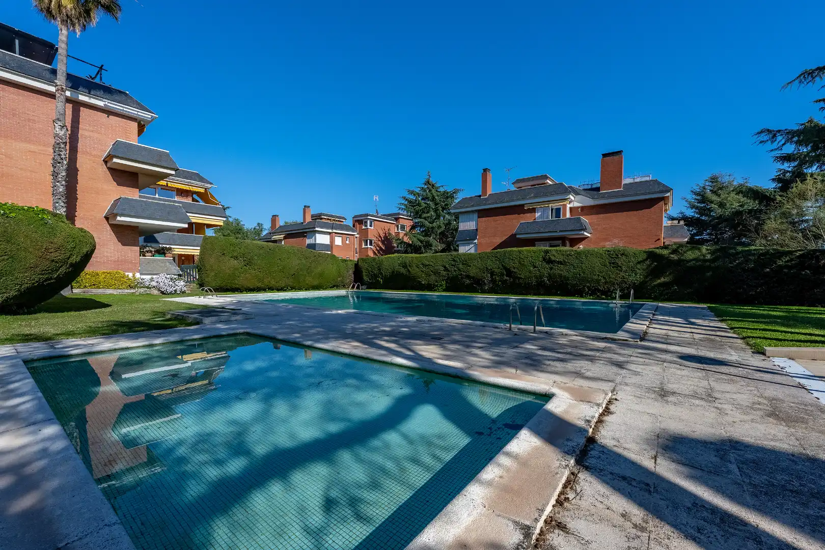 Swimming pool of Flat for rent in Sant Andreu de Llavaneres  with Air Conditioner, Heating and Private garden