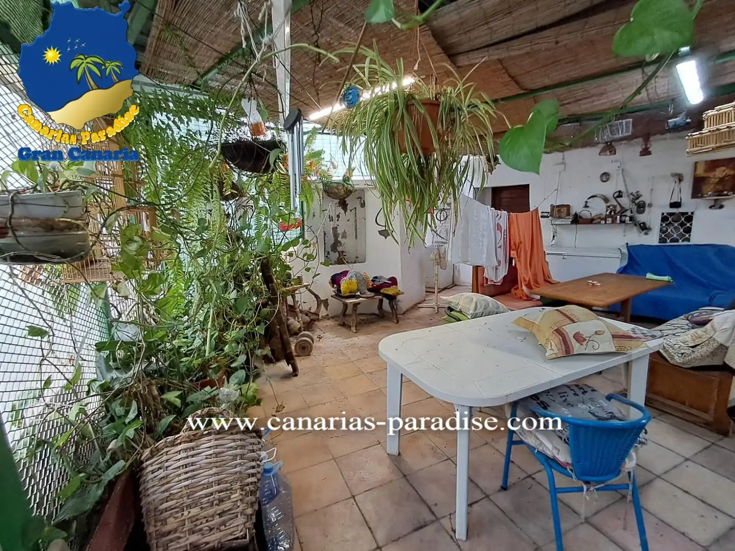 Garten von Einfamilien-Reihenhaus zum Verkauf in La Aldea de San Nicolás  mit Klimaanlage