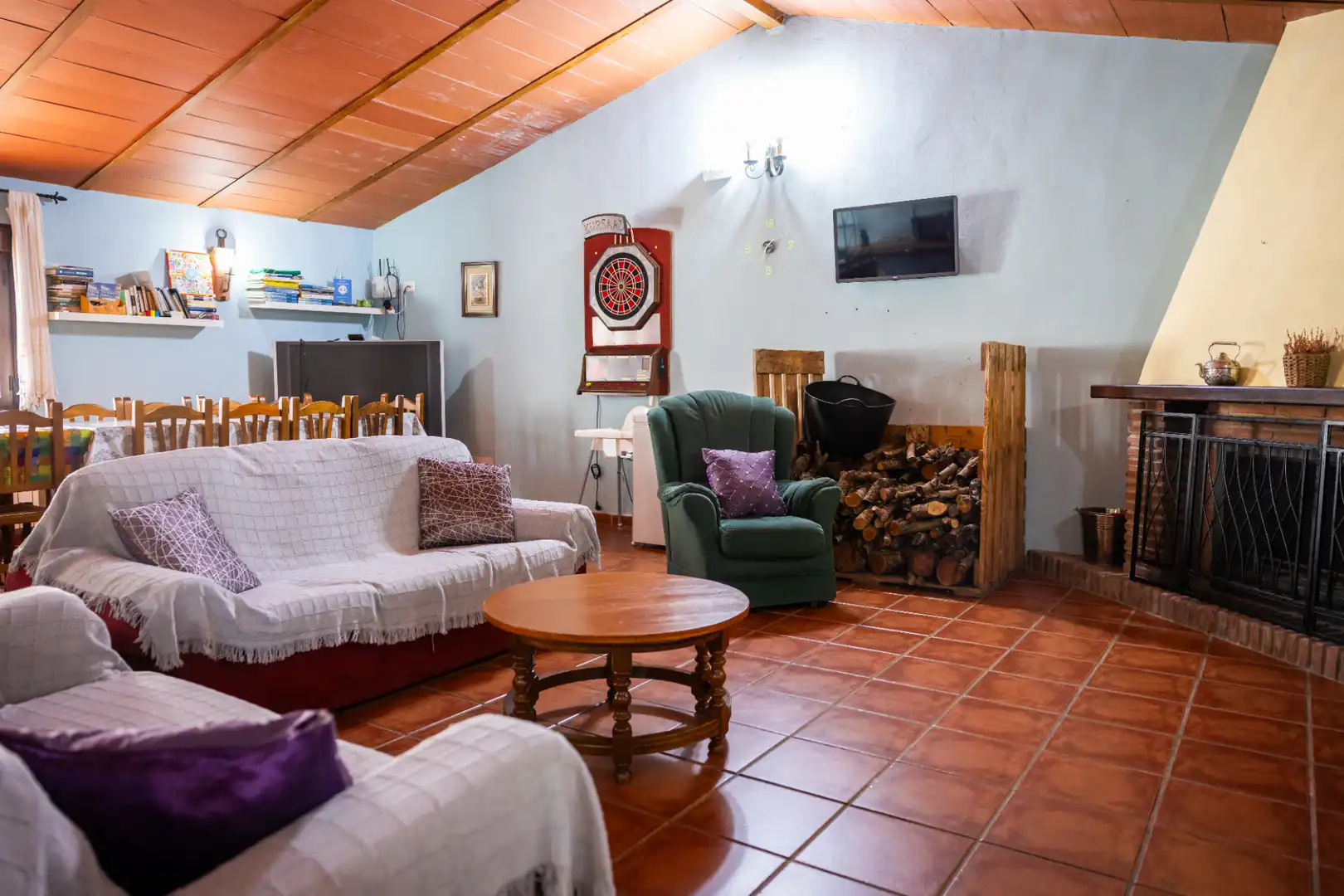Sala de estar de Finca rústica en venta en Montejaque con Aire acondicionado, Jardín privado y Terraza