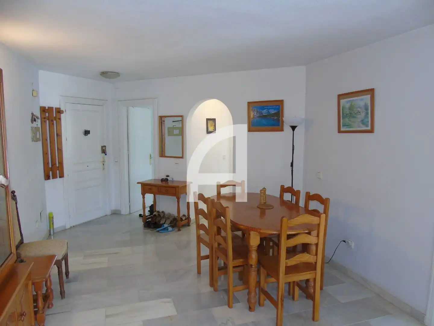 Esszimmer von Dachboden zum Verkauf in Mijas mit Klimaanlage, Heizung und Terrasse