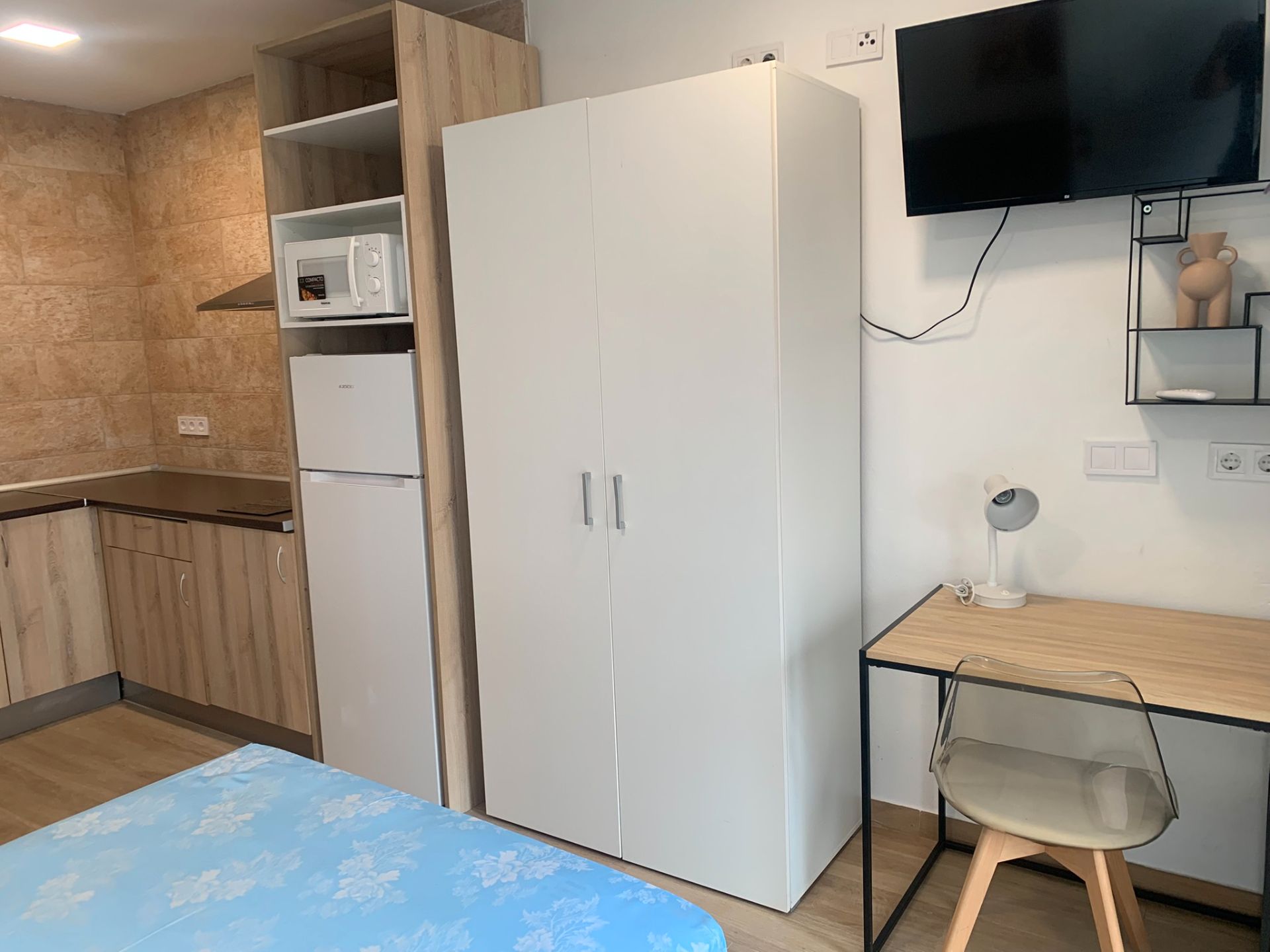 Bedroom of Study to rent in  Murcia Capital  with Air Conditioner, Furnished and Washing machine