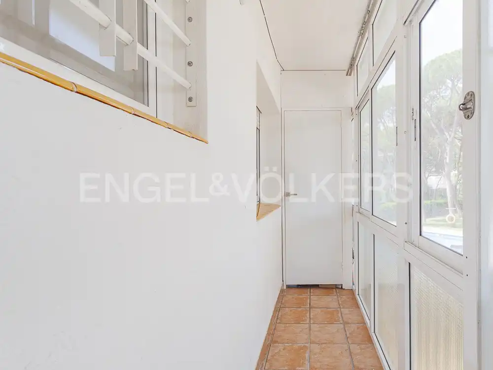 Balcony of Flat for rent in Gavà  with Air Conditioner, Heating and Private garden