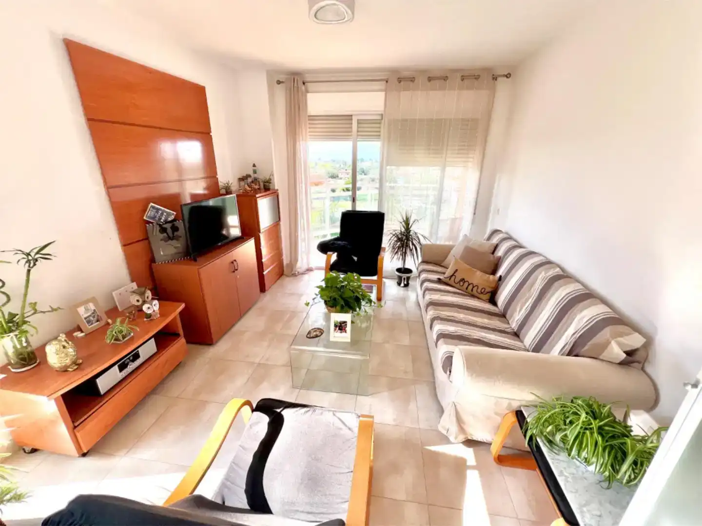 Wohnzimmer von Wohnung zur Miete in Nules mit Schwimmbad und Balkon