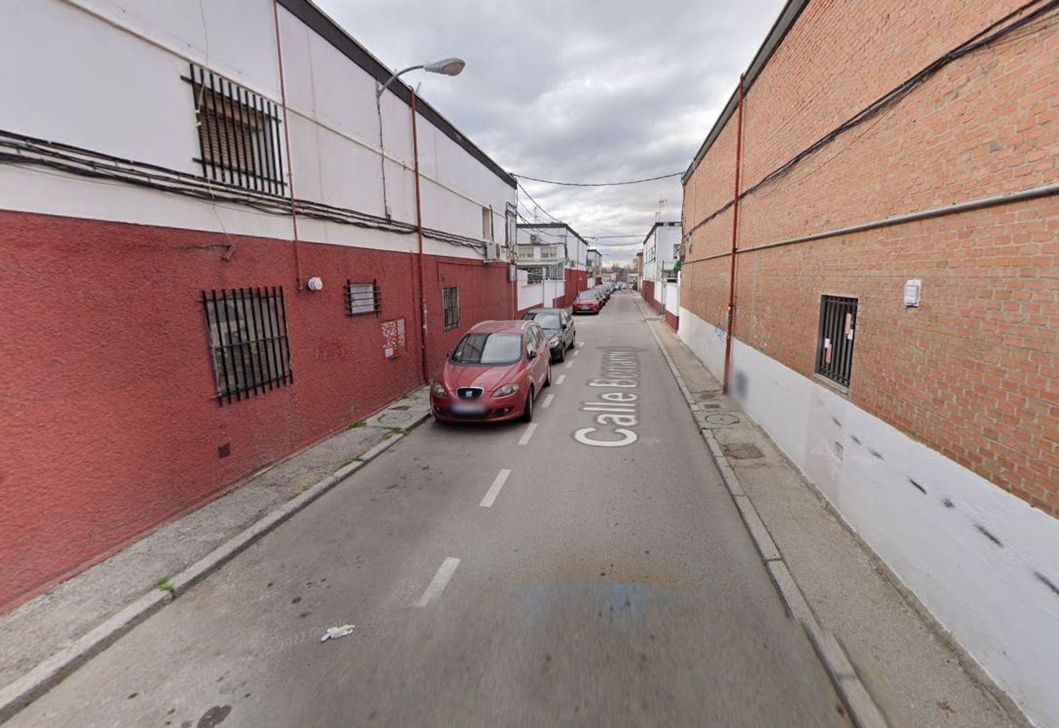 Exterior view of Single-family semi-detached for sale in  Madrid Capital