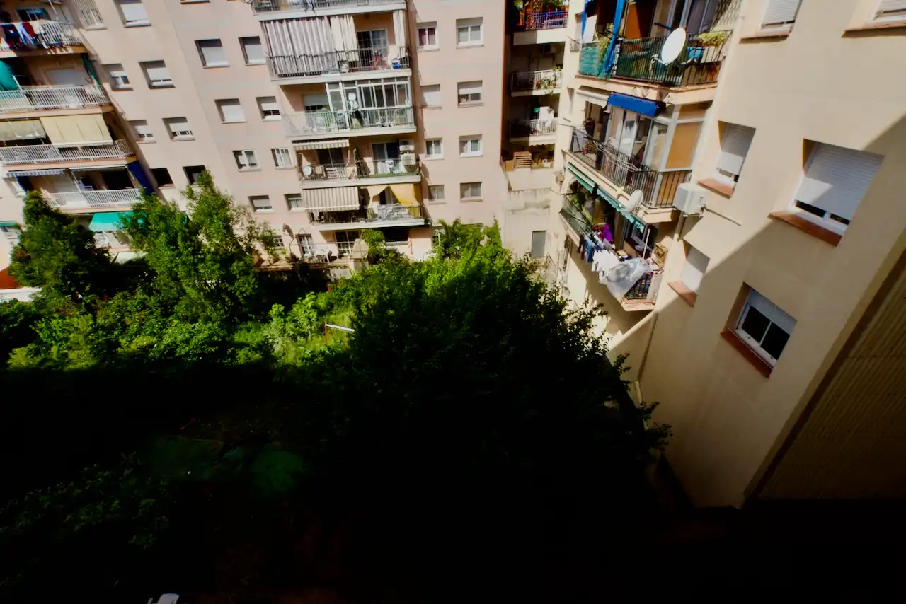 Terrasse von Wohnung zum Verkauf in Terrassa mit Klimaanlage, Heizung und Parkett