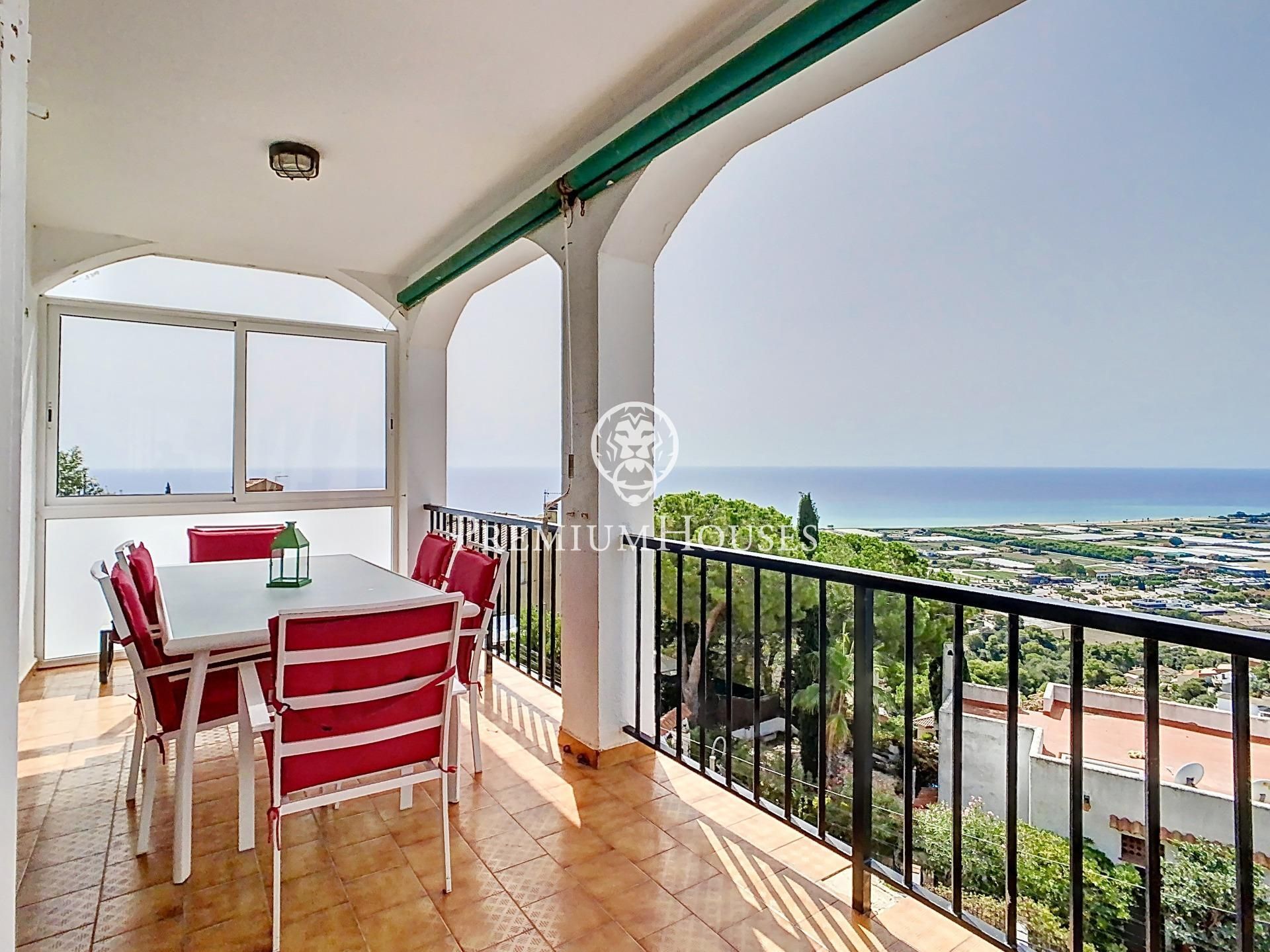 Terraza de Casa o chalet en venta en Santa Susanna con Jardín privado y Piscina