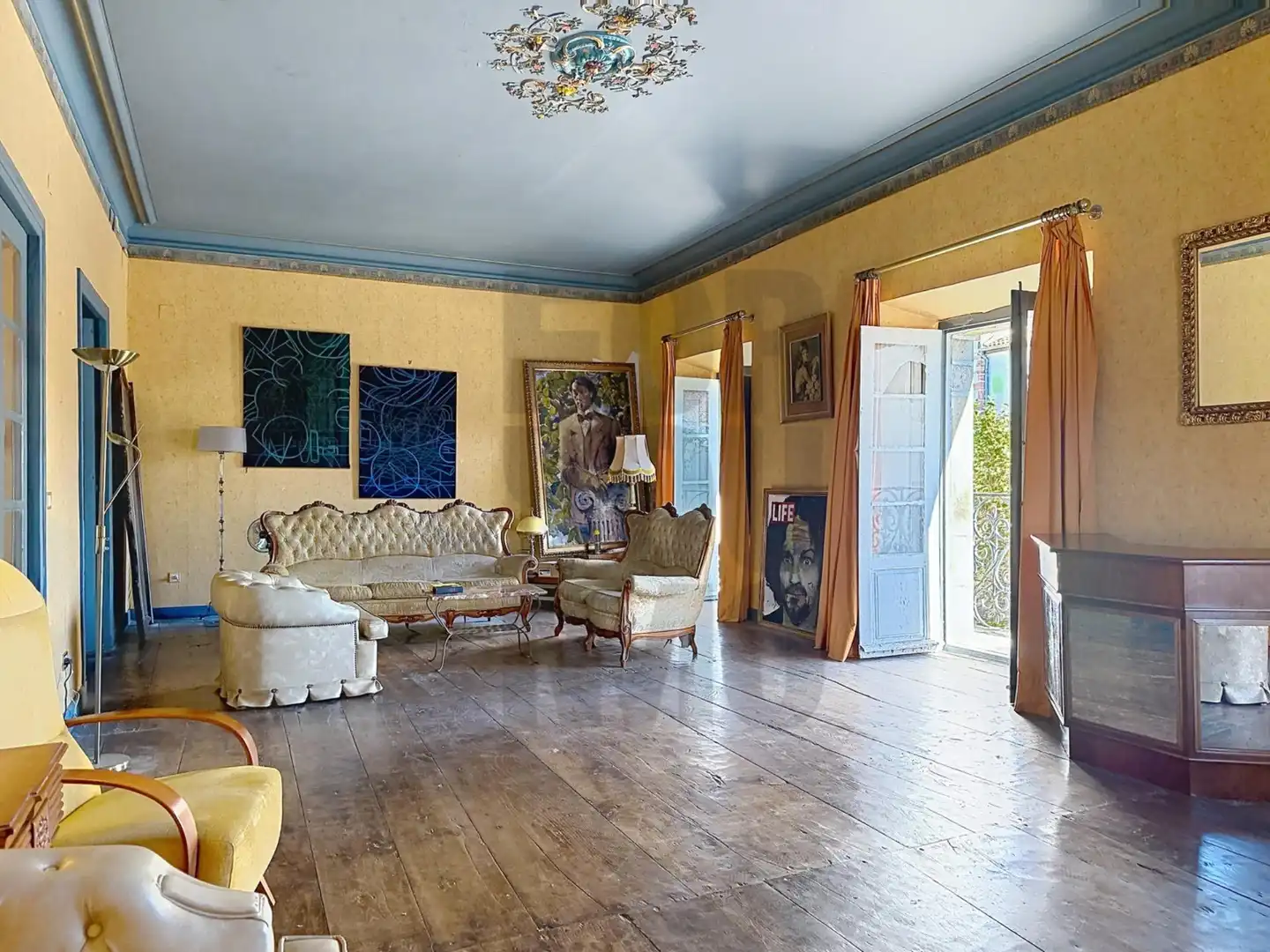 Wohnzimmer von Country house zum Verkauf in Bera, Navarra