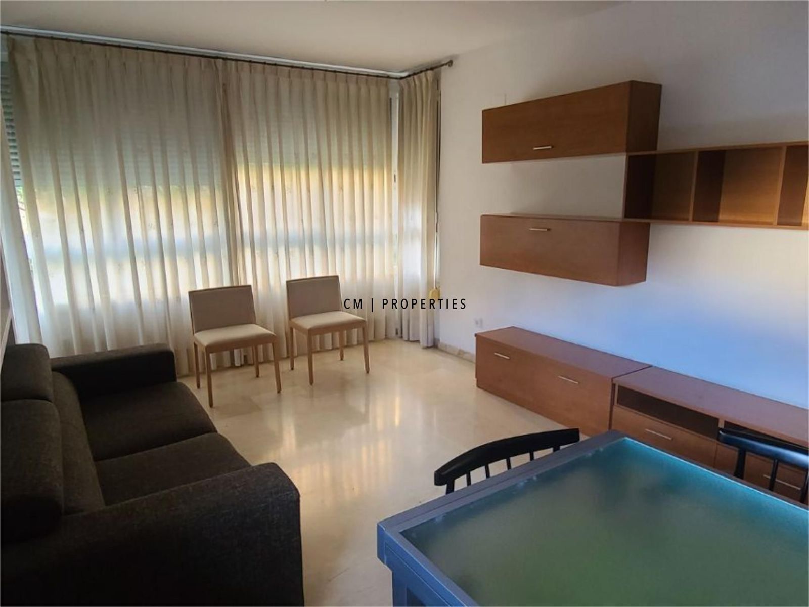 Living room of Flat to rent in  Valencia Capital  with Air Conditioner and Furnished