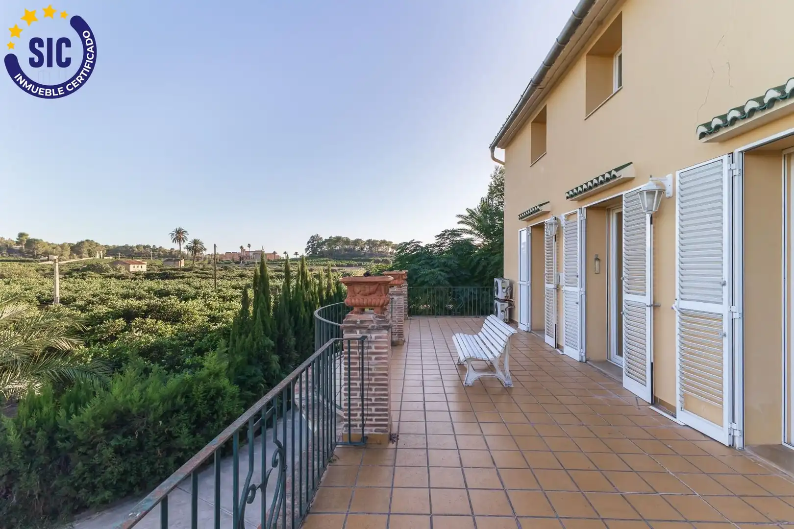 Terrassa de Finca rústica en venda en Carcaixent amb Aire condicionat, Calefacció i Jardí privat