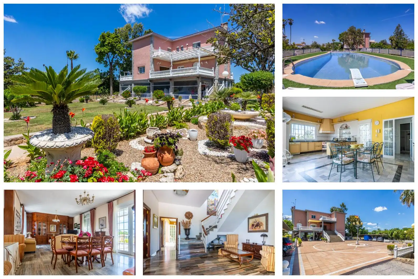 Vista exterior de Finca rústica en venta en Sanlúcar la Mayor con Calefacción, Jardín privado y Terraza