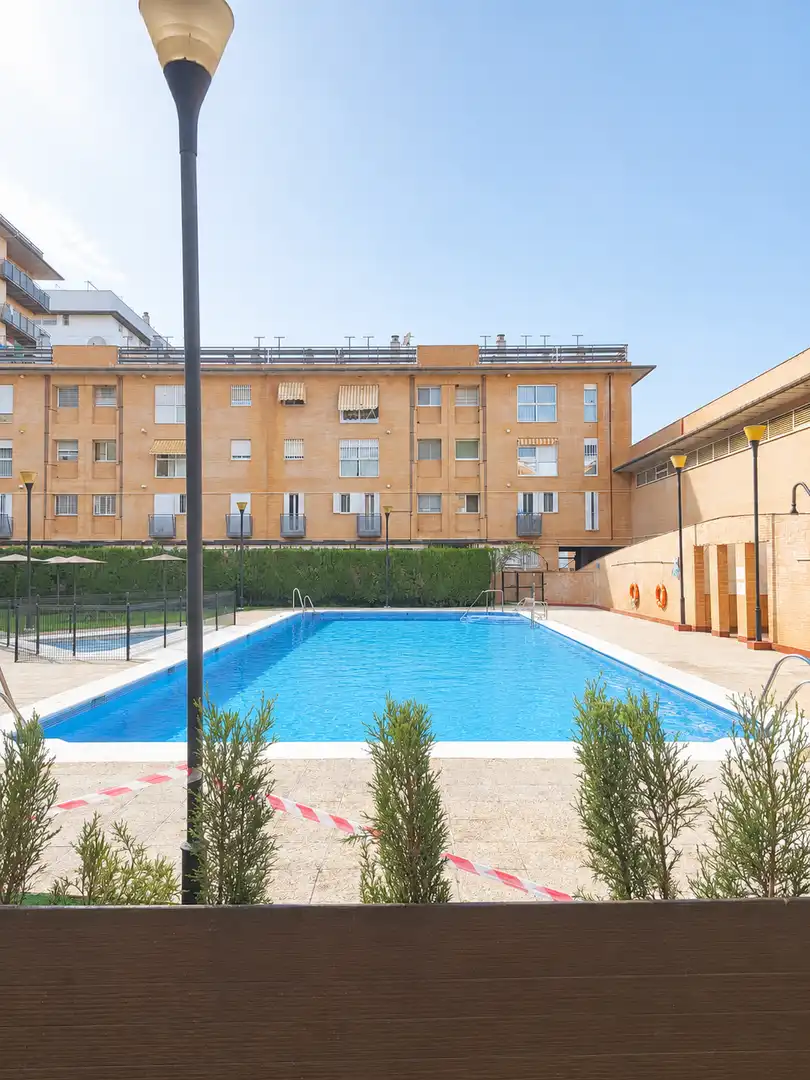 Piscina de Piso de alquiler en Sevilla con Aire acondicionado, Calefacción y Amueblado