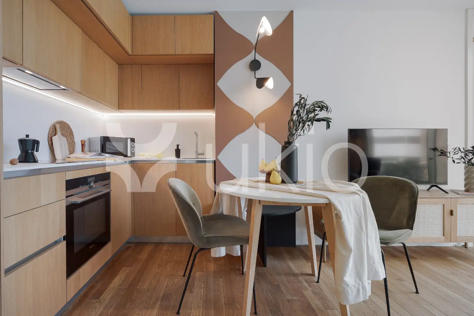 Kitchen of Apartments for rent in Madrid  with Heating, Swimming Pool and Furnished