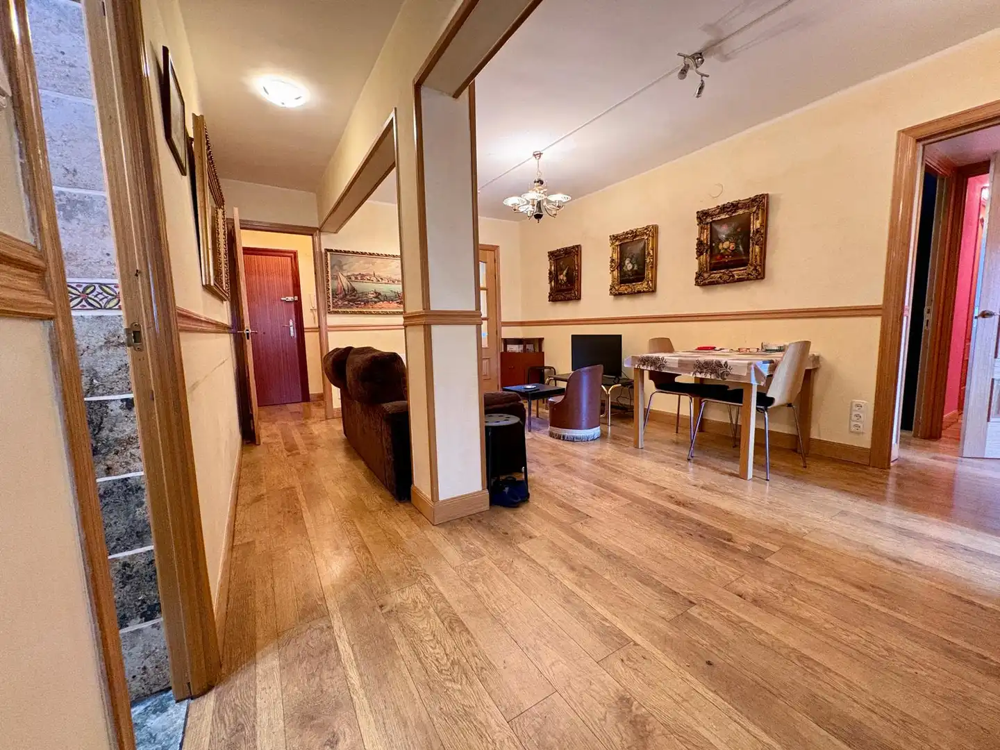 Sala de estar de Piso en venta en Zaldibar con Calefacción, Amueblado y Horno