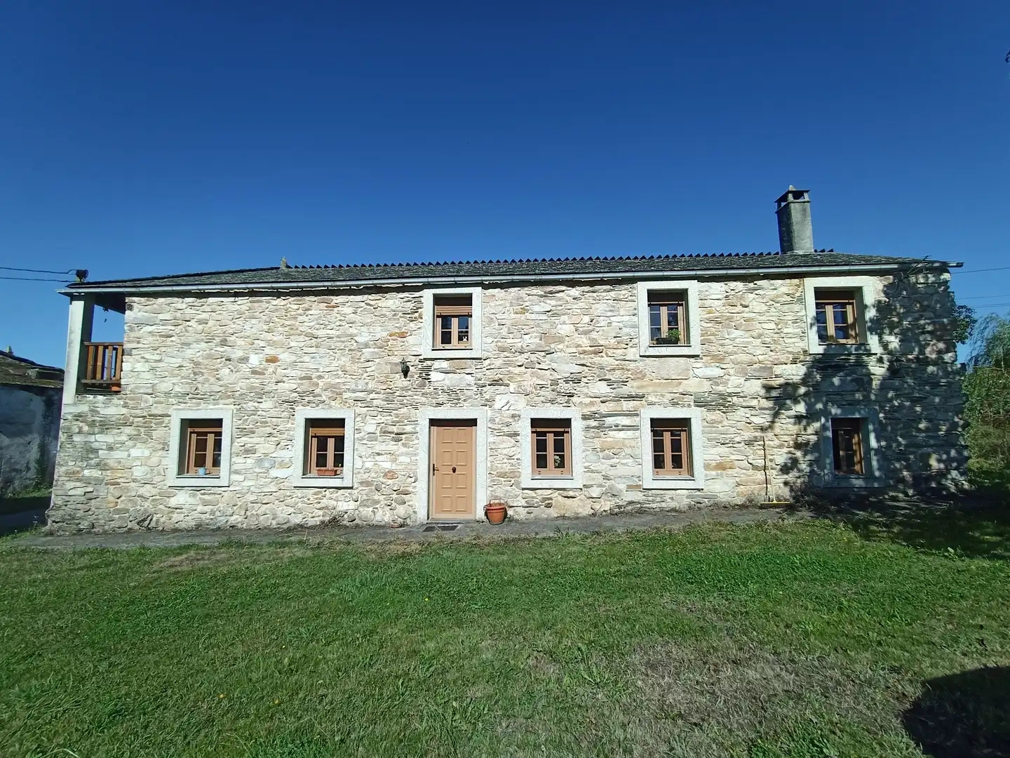 Vista exterior de Finca rústica en venta en Vilalba con Calefacción, Jardín privado y Terraza