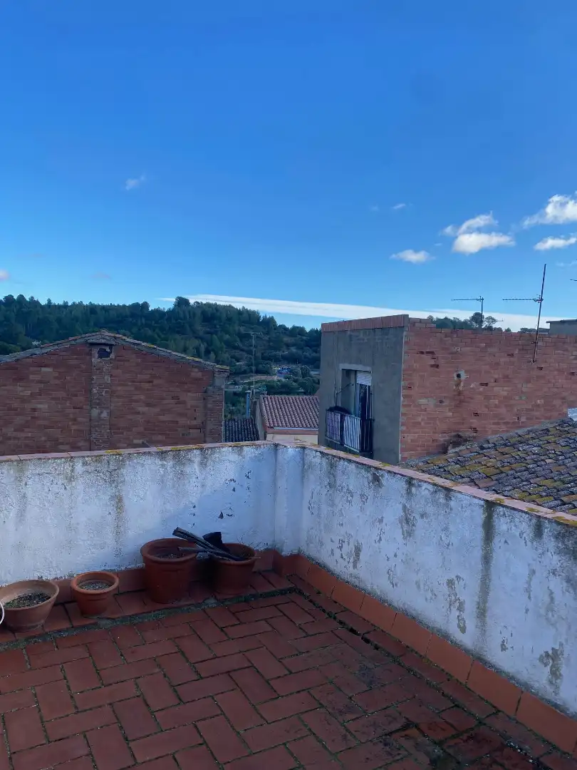 Vista exterior de Finca rústica en venta en Riudecanyes con Calefacción, Terraza y Amueblado