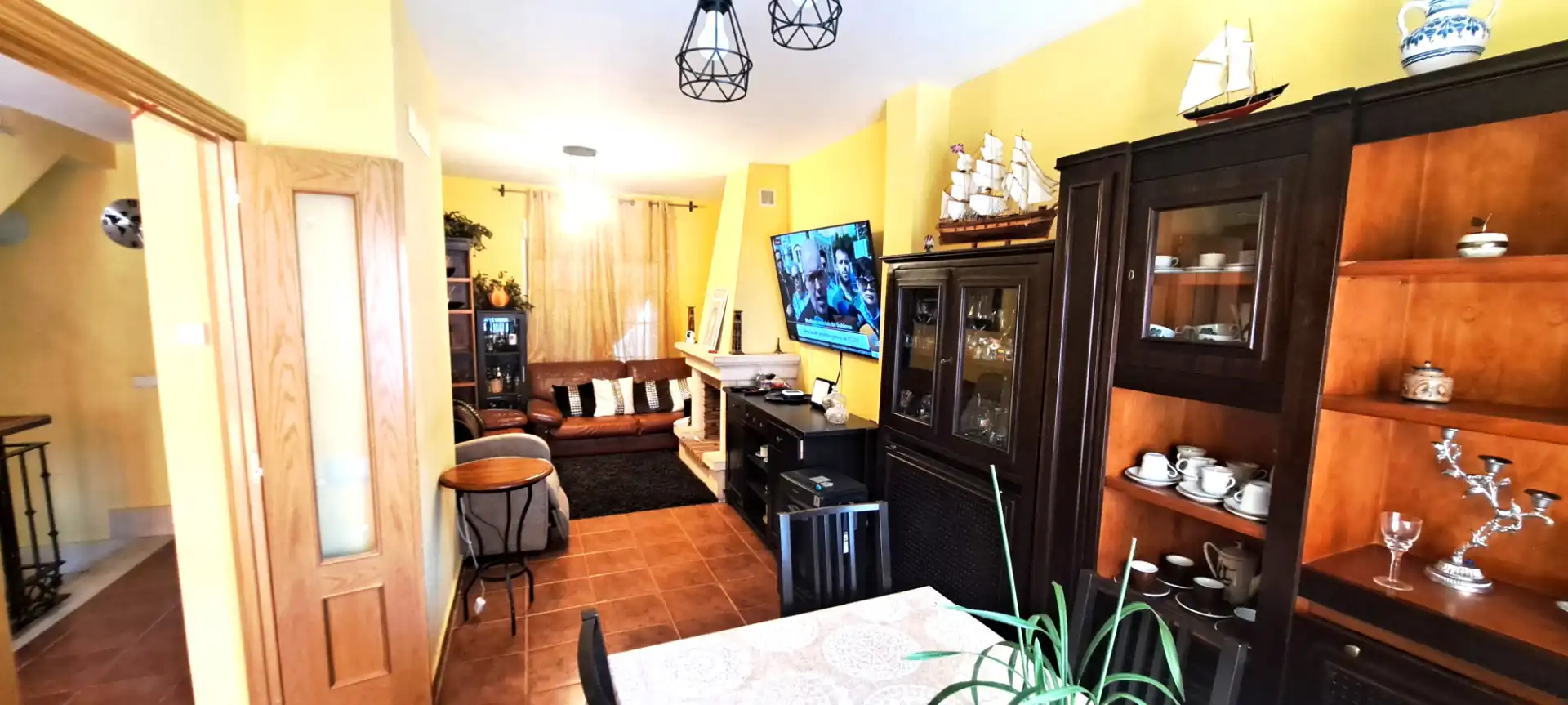 Living room of Detached homes for sale in Pedrezuela  with Heating and Terrace
