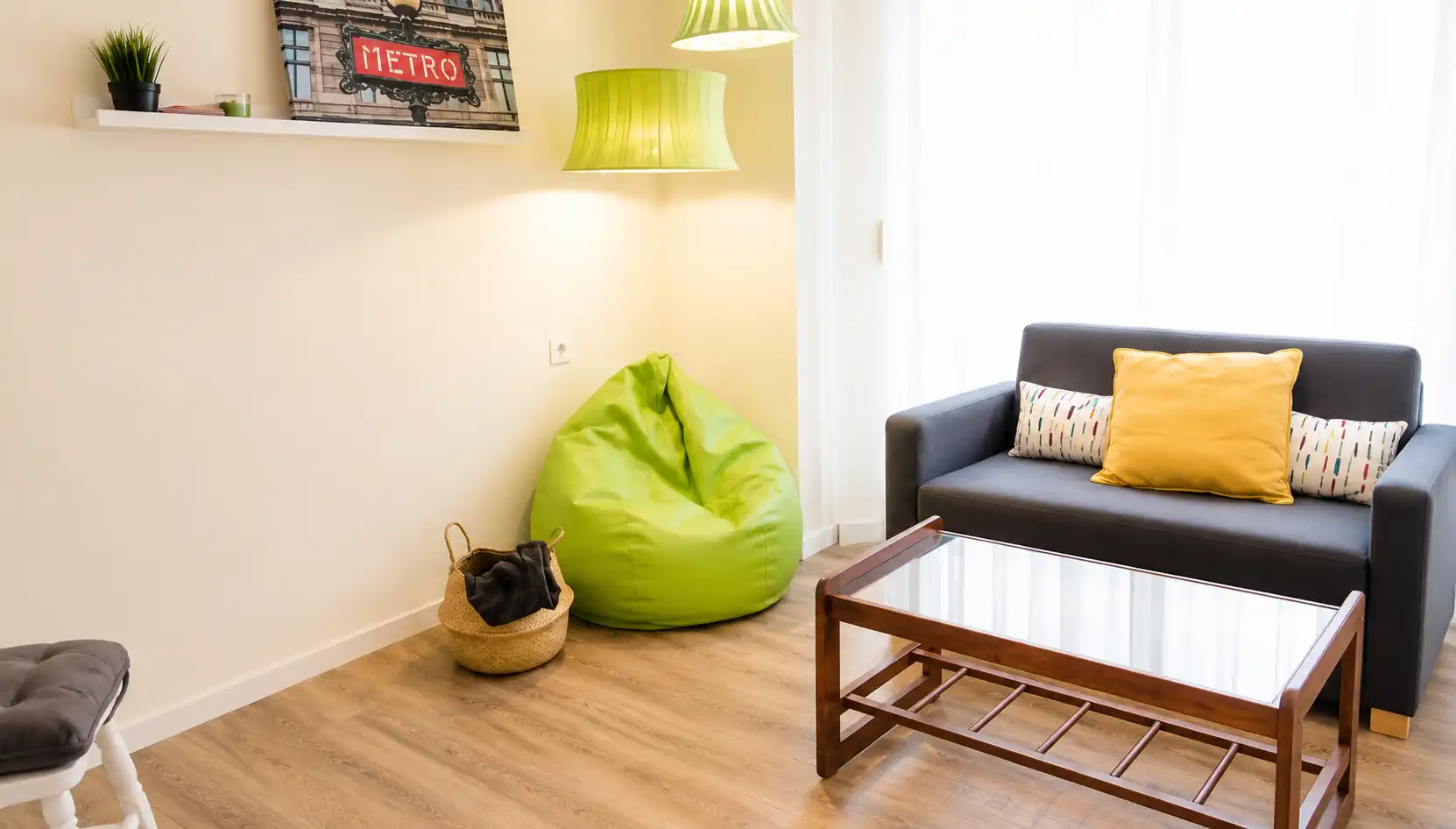 Living room of Flat for rent in Murcia  with Furnished, Oven and Washing machine