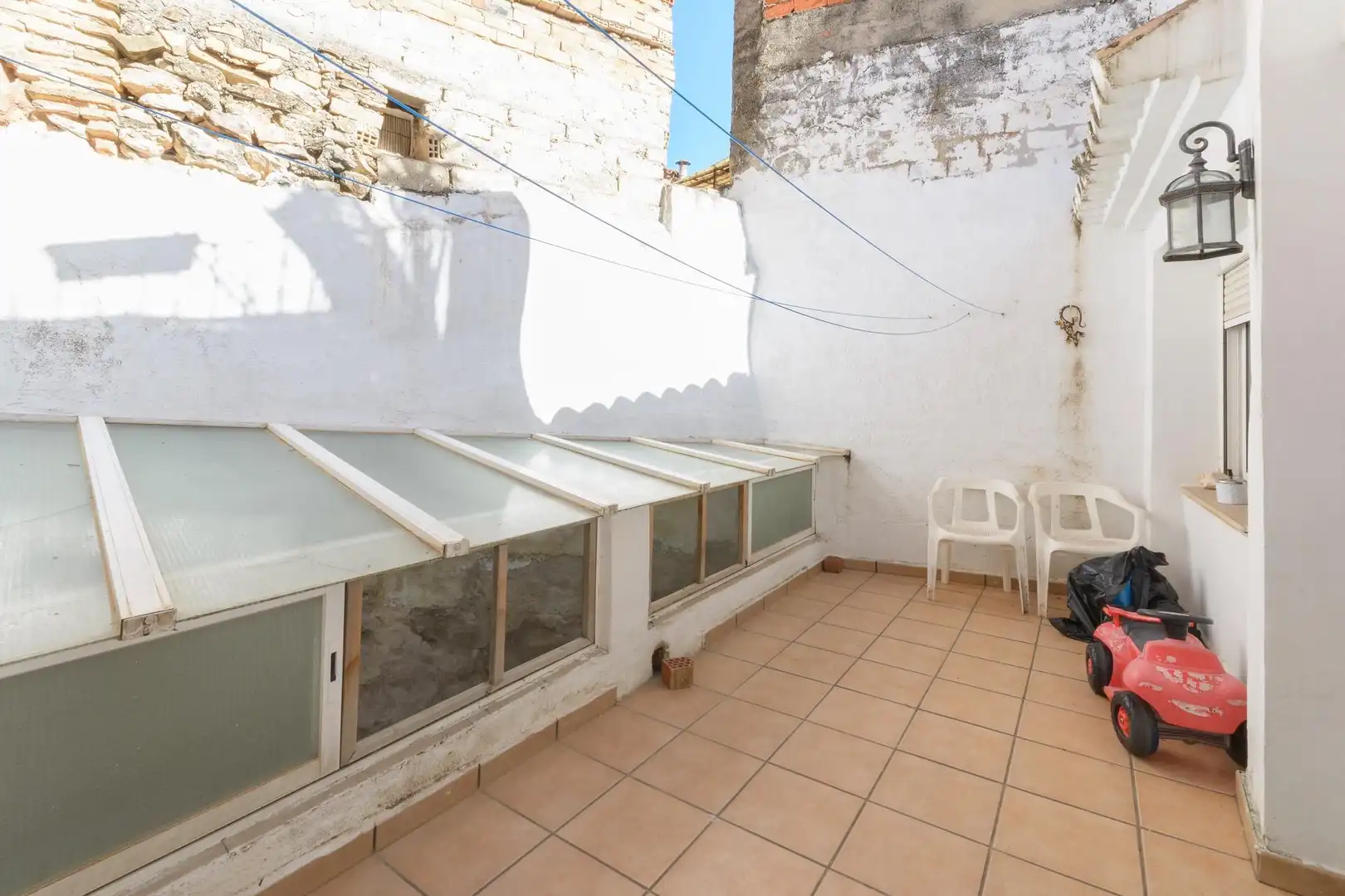 Terraza de Casa o chalet en venta en La Font d'en Carròs con Calefacción, Terraza y Balcón