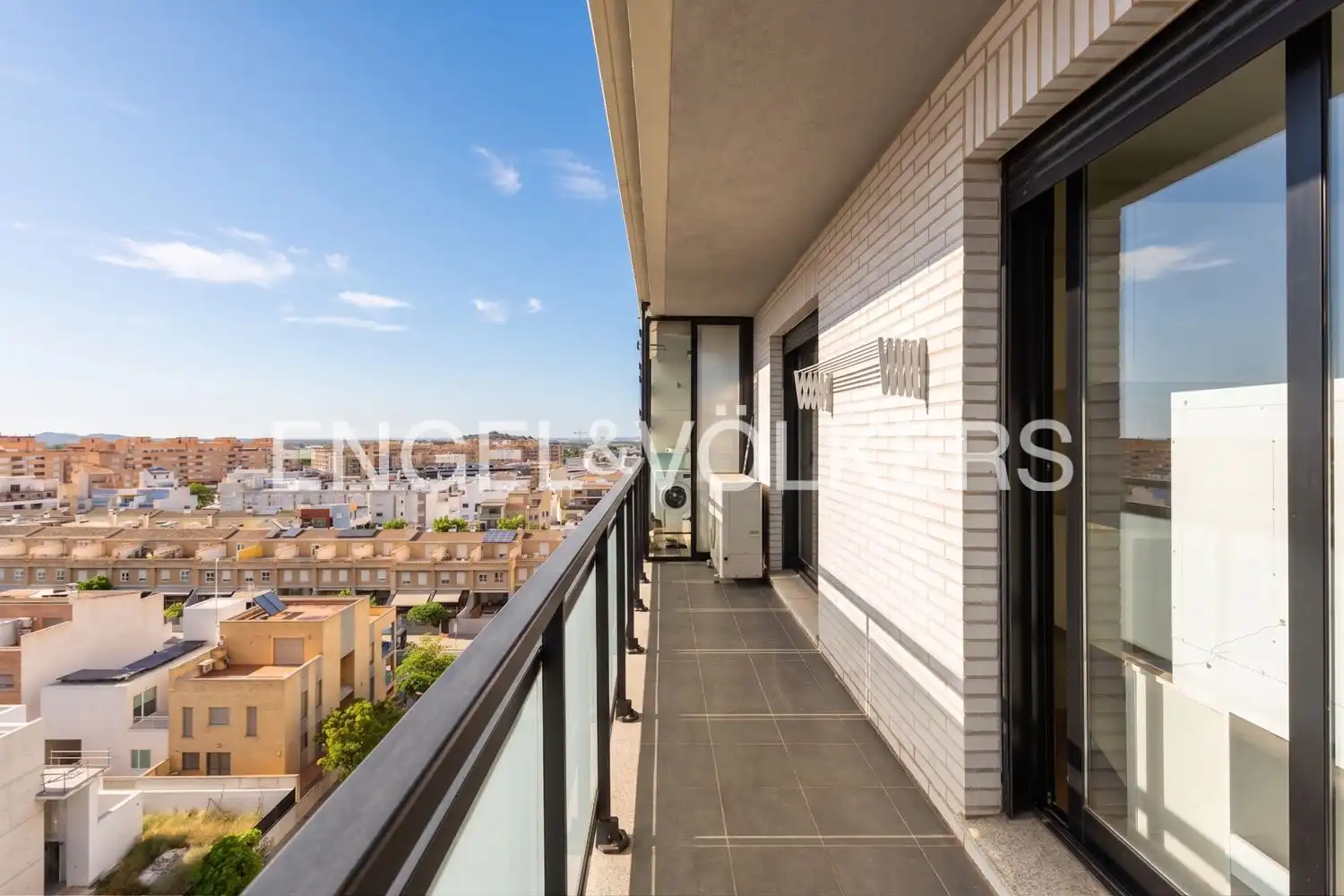Terrasse von Wohnung zur Miete in Sagunto / Sagunt mit Klimaanlage, Heizung und Privatgarten