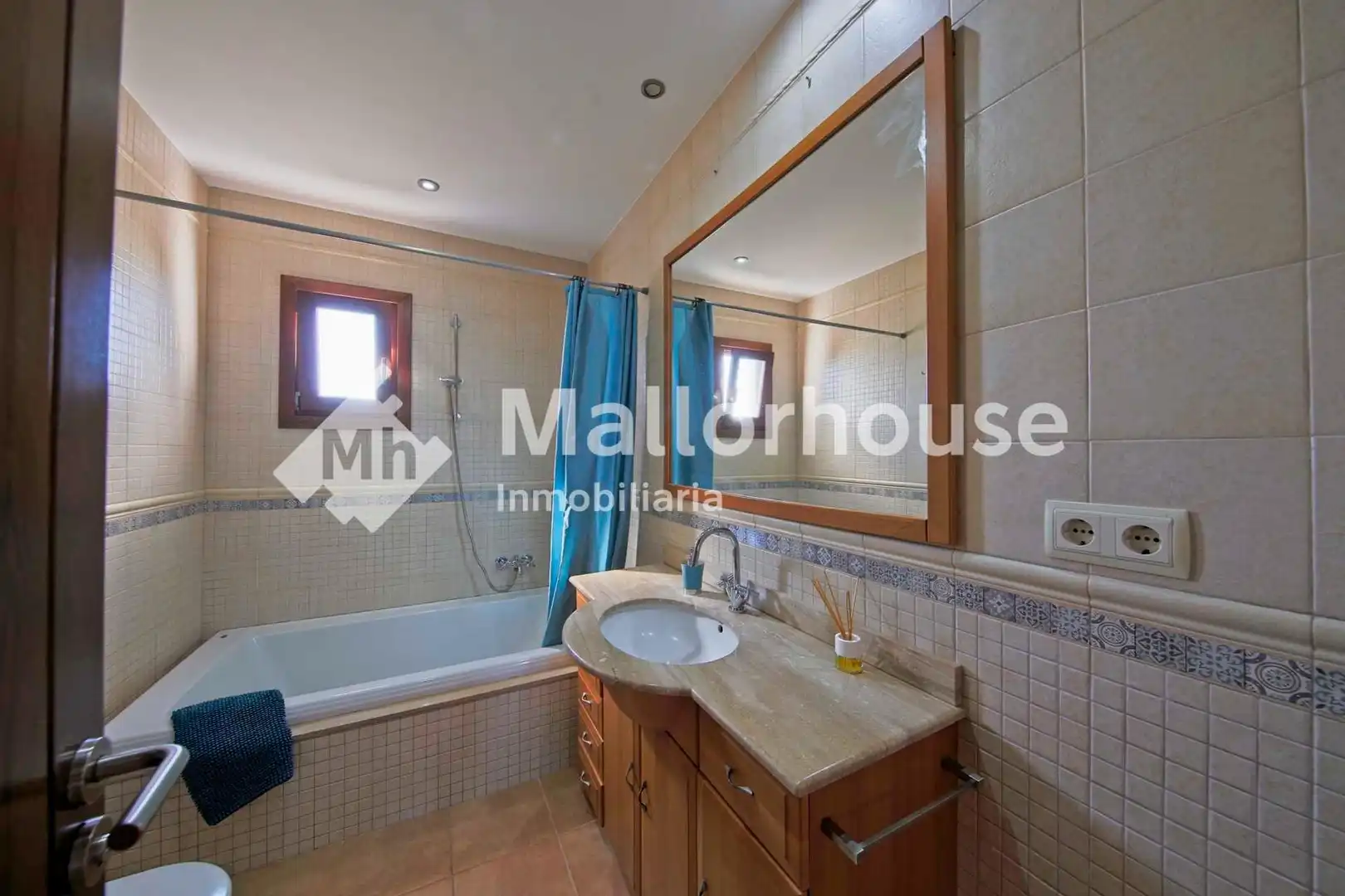 Baño de Casa o chalet de alquiler en Santa Margalida con Aire acondicionado, Jardín privado y Terraza