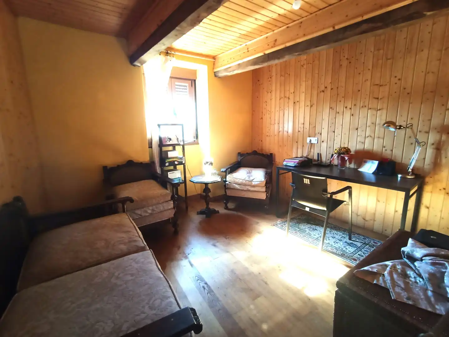 Sala de estar de Finca rústica en venta en Vilalba con Calefacción, Jardín privado y Terraza