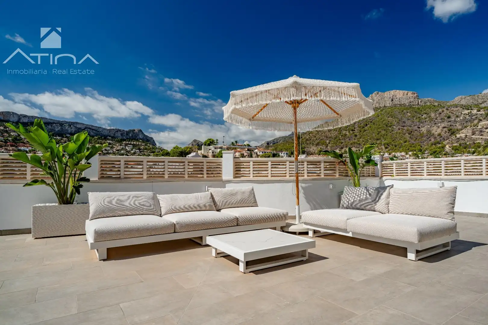 Terrassa de Casa o xalet en venda en Calpe / Calp amb Aire condicionat, Calefacció i Jardí privat