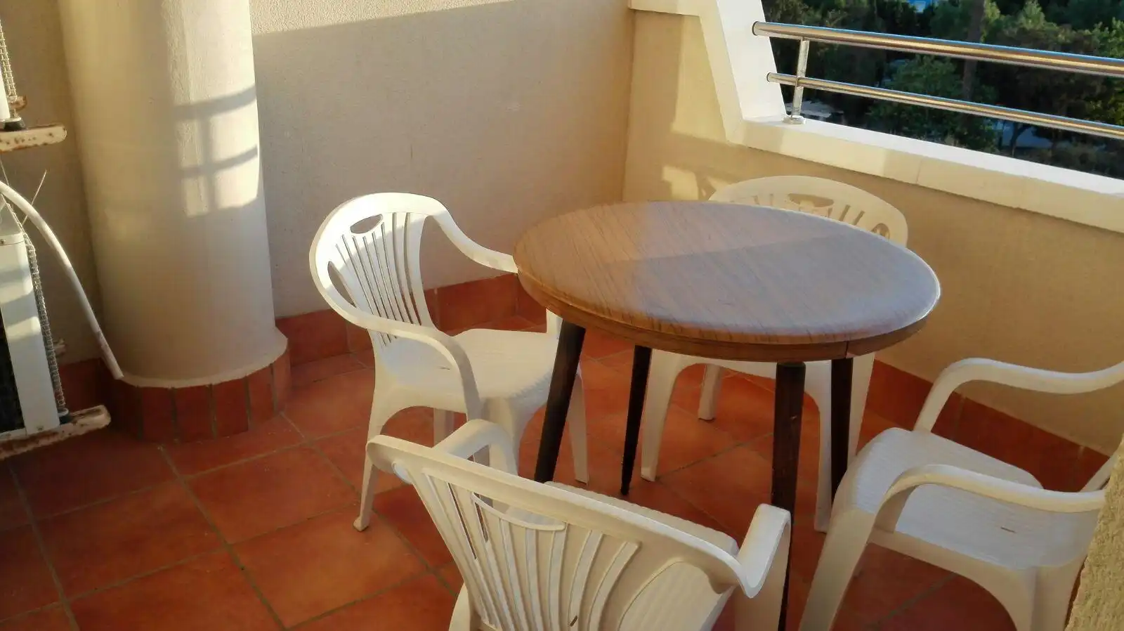 Terraza de Piso de alquiler en Roquetas de Mar con Aire acondicionado, Calefacción y Terraza