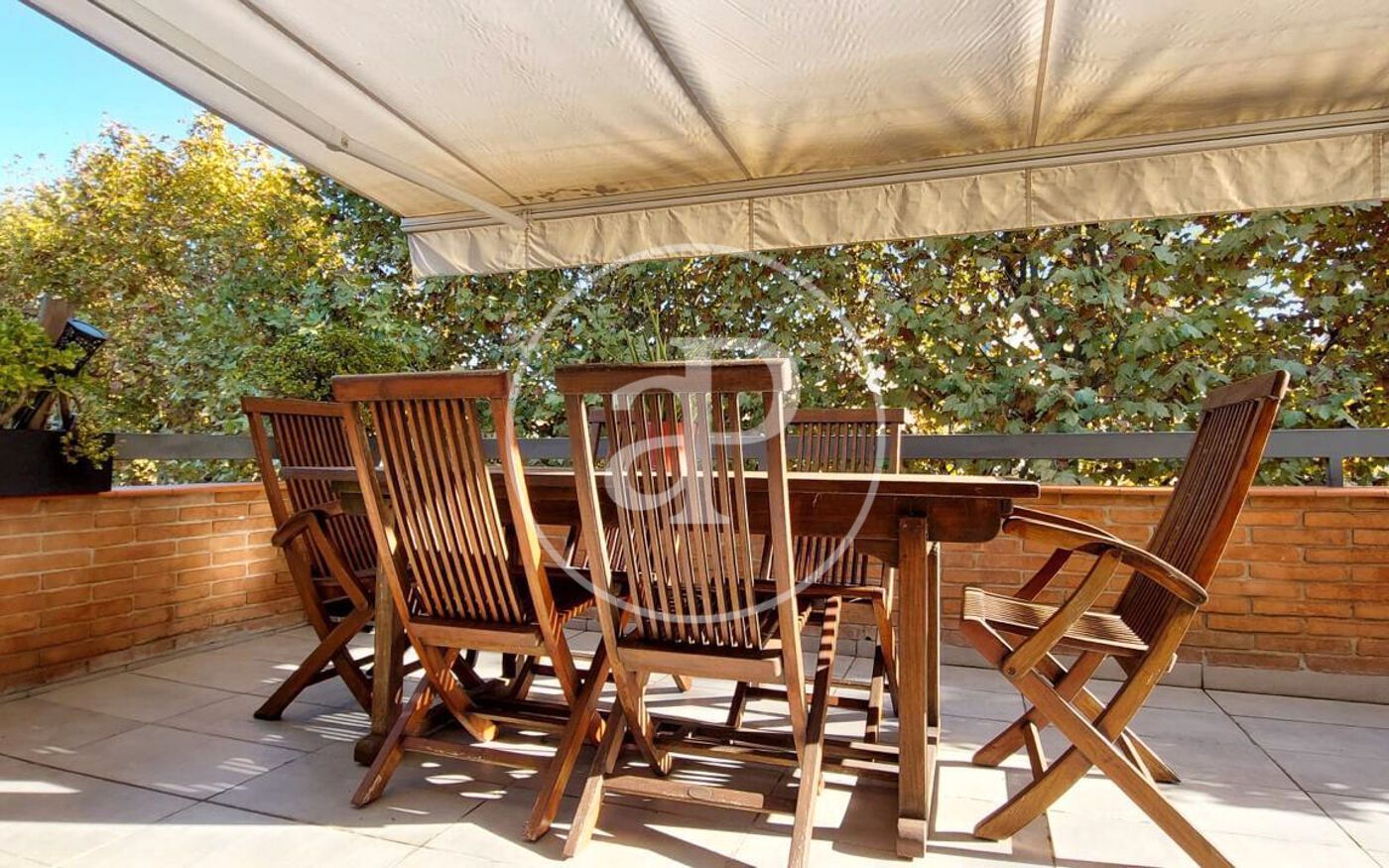 Terrace of Flat for sale in Sant Cugat del Vallès  with Heating, Private garden and Terrace