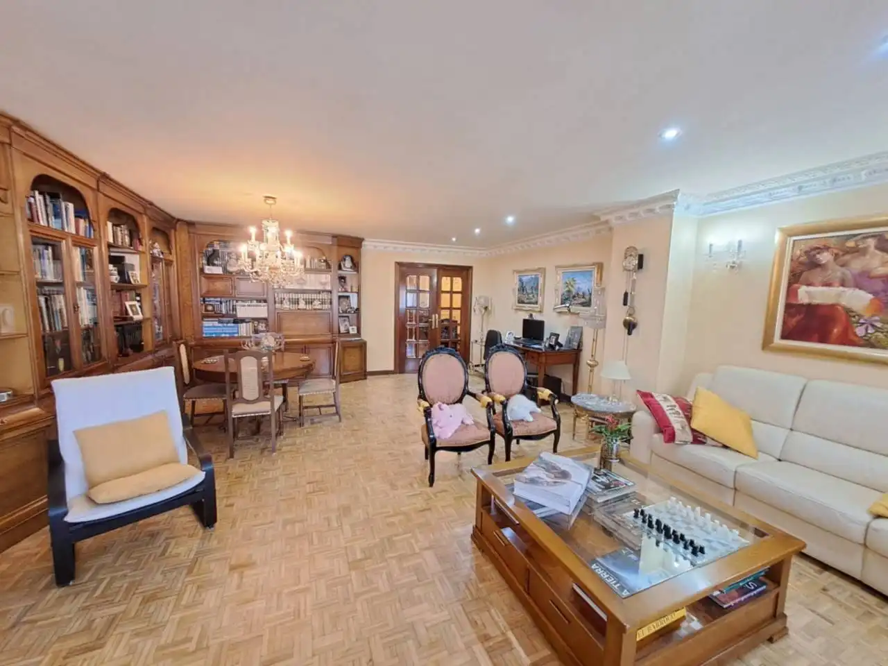 Living room of Flat for sale in Burgos  with Heating, Terrace and Alarm