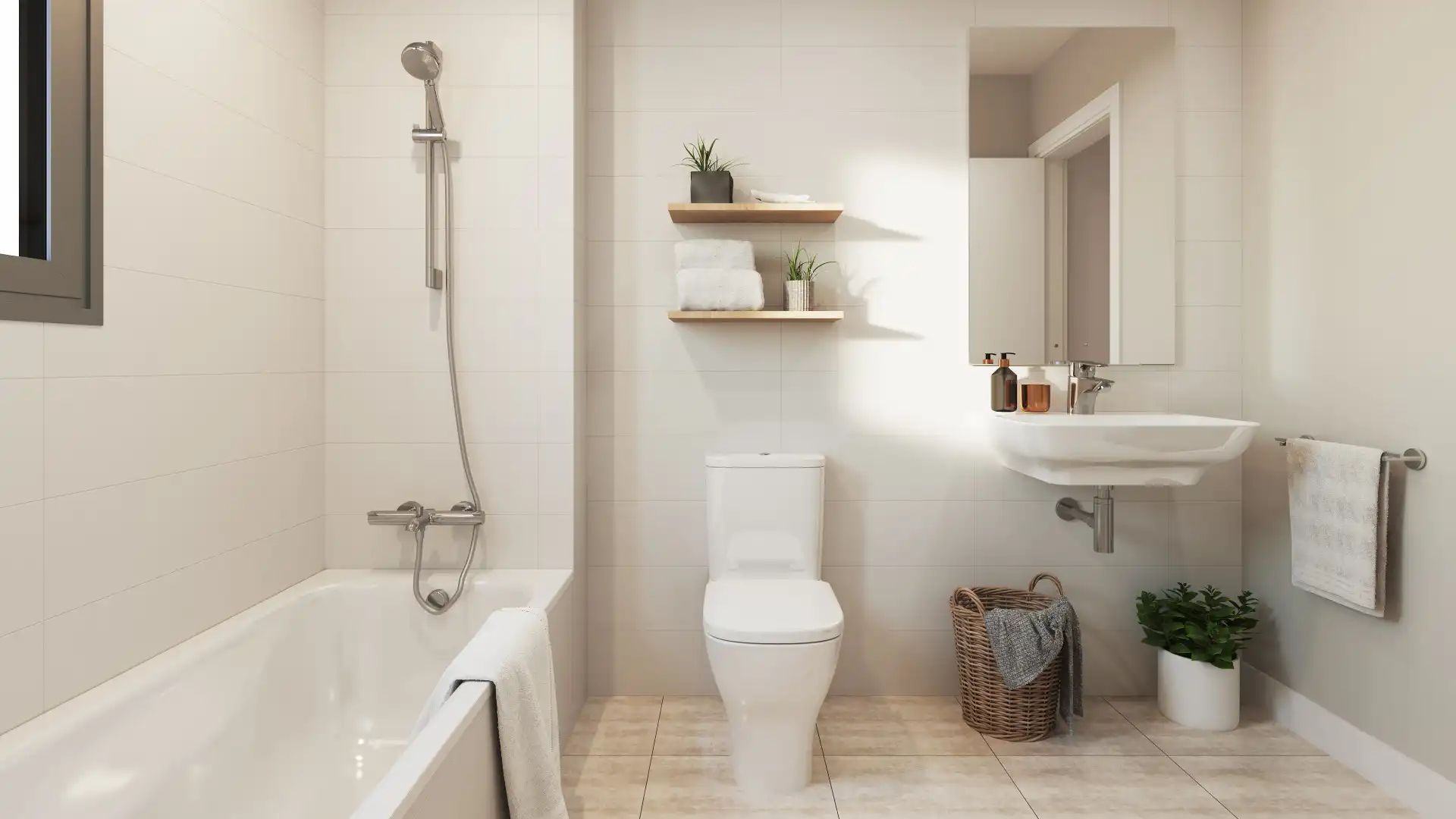 Baño de Apartamento en venta en Marbella con Aire acondicionado, Terraza y Piscina
