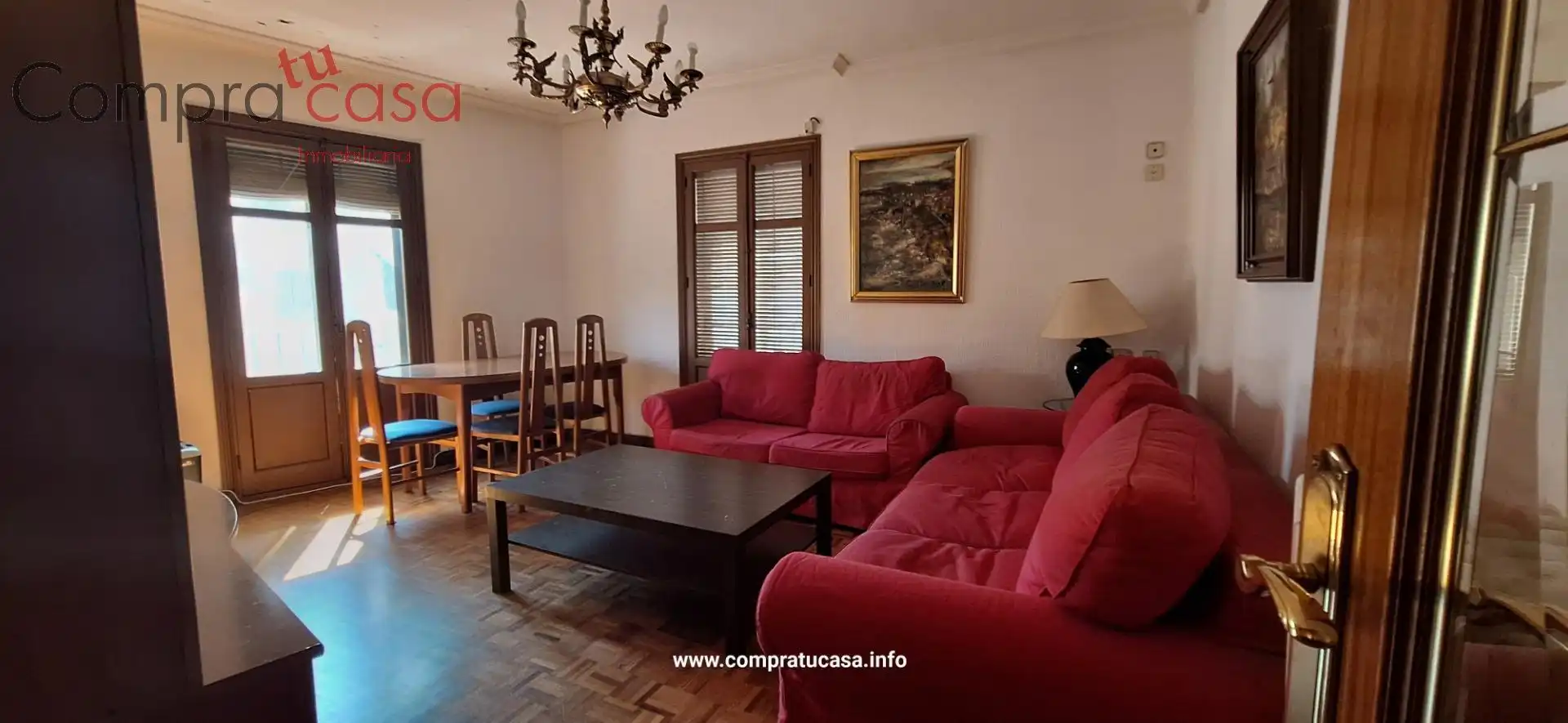 Sala d'estar de Pis en venda en Segovia amb Calefacció, Parquet i Traster