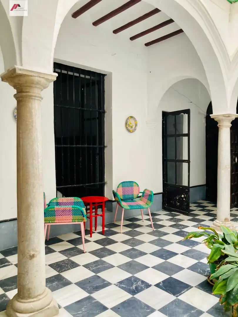 Terraza de Casa o chalet de alquiler en El Puerto de Santa María con Piscina, Amueblado y Alarma