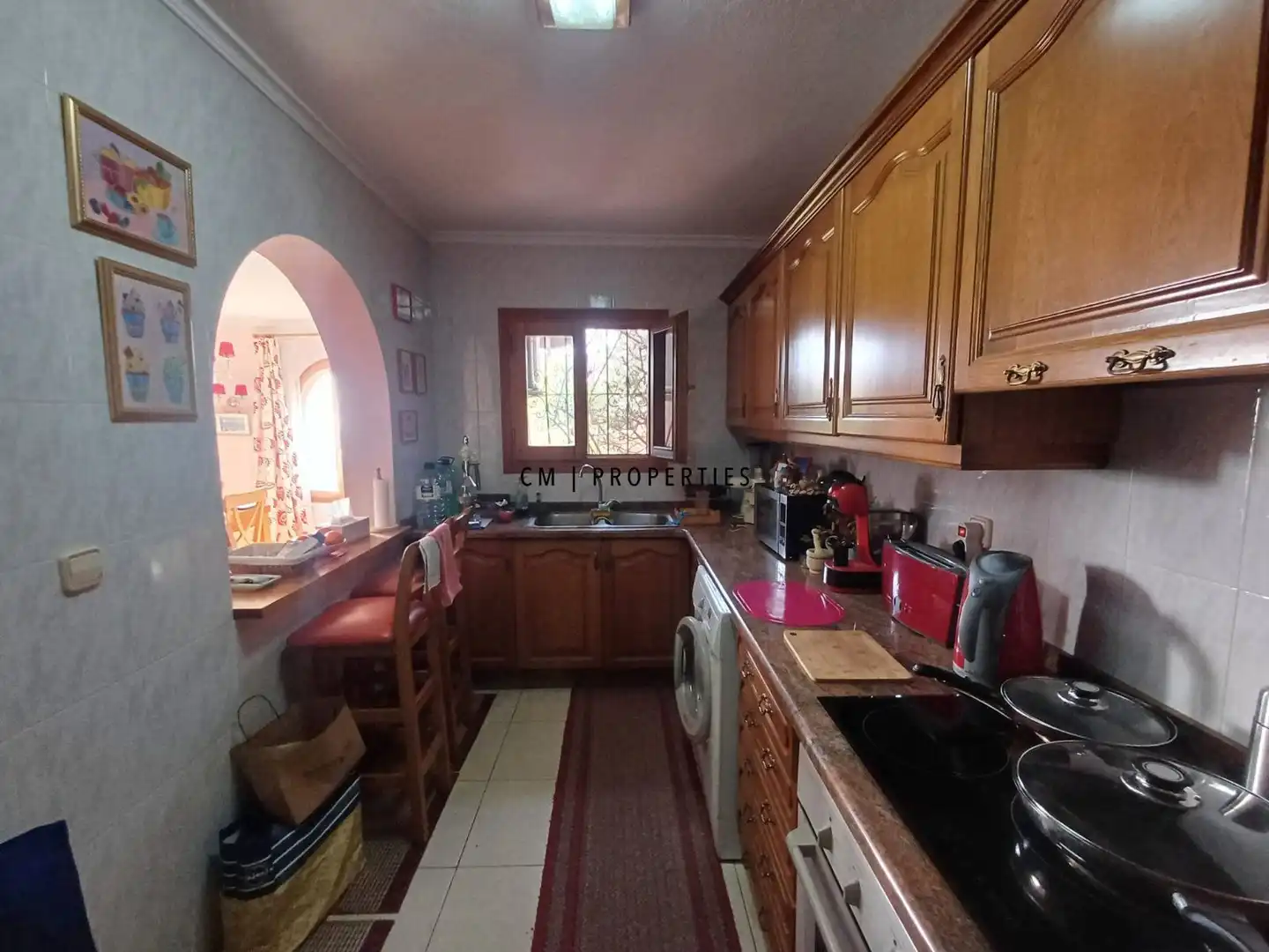 Küche von Wohnung zum Verkauf in Benitachell / El Poble Nou de Benitatxell mit Klimaanlage, Terrasse und Schwimmbad