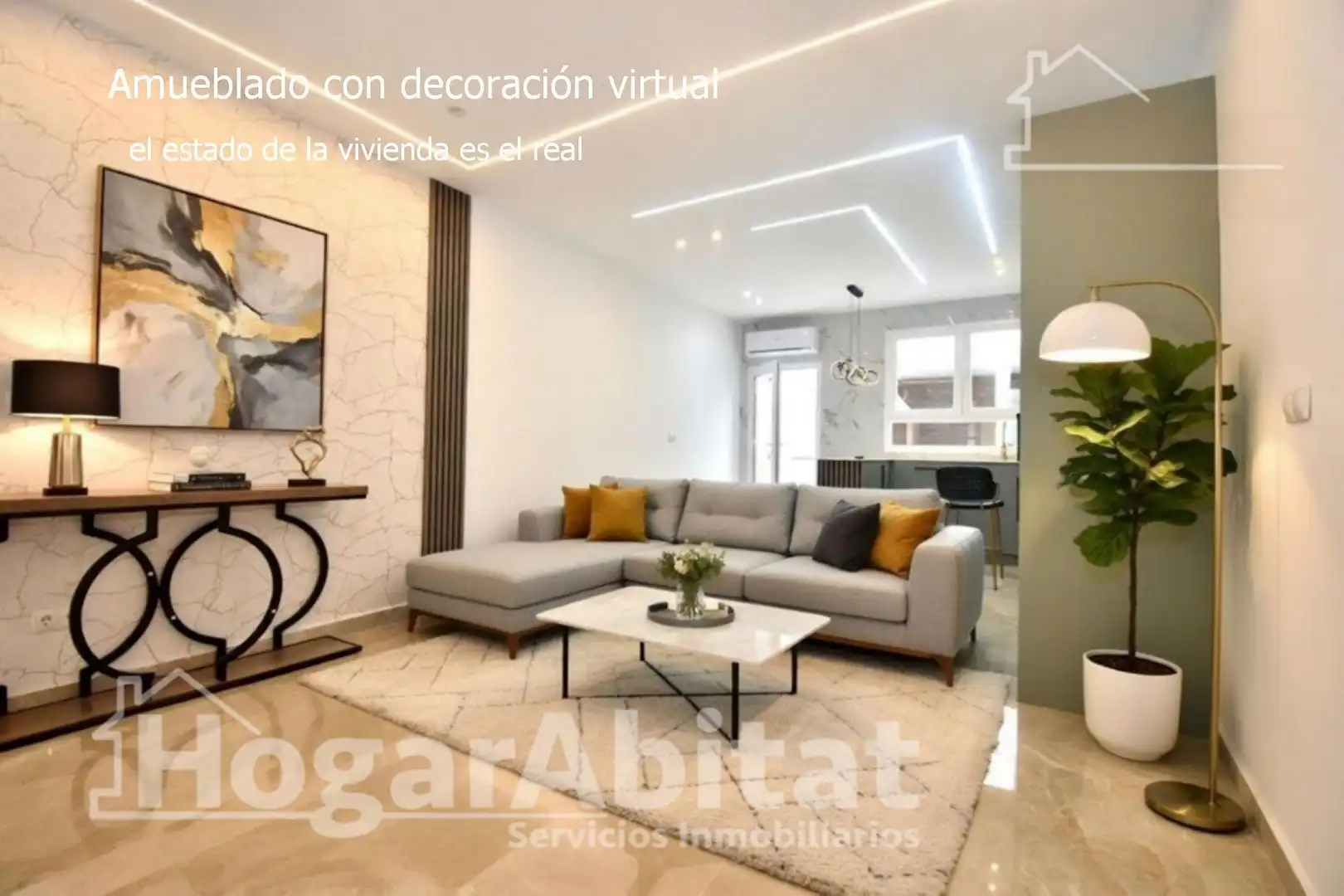 Wohnzimmer von Haus oder Chalet zum Verkauf in Vila-real mit Klimaanlage, Heizung und Terrasse